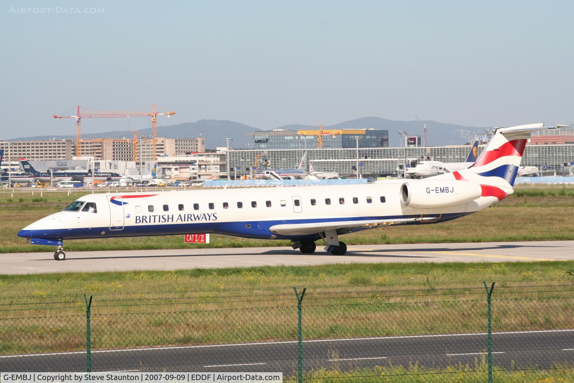 G-EMBJ, 1999 Embraer ERJ-145EU (EMB-145EU) C/N 145134, Taken at Frankfurt September 2006