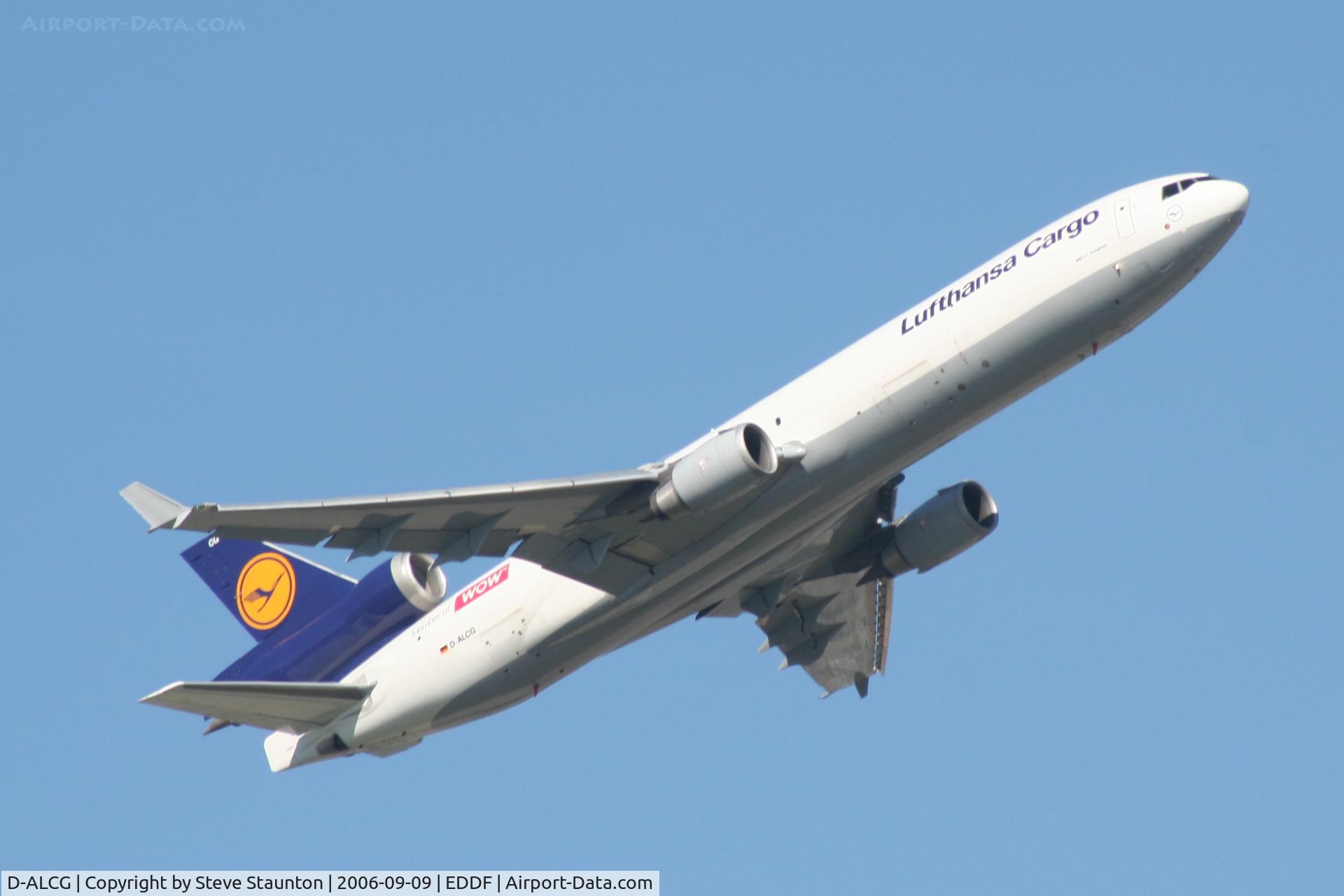 D-ALCG, 1999 McDonnell Douglas MD-11F C/N 48799, Taken at Frankfurt September 2006