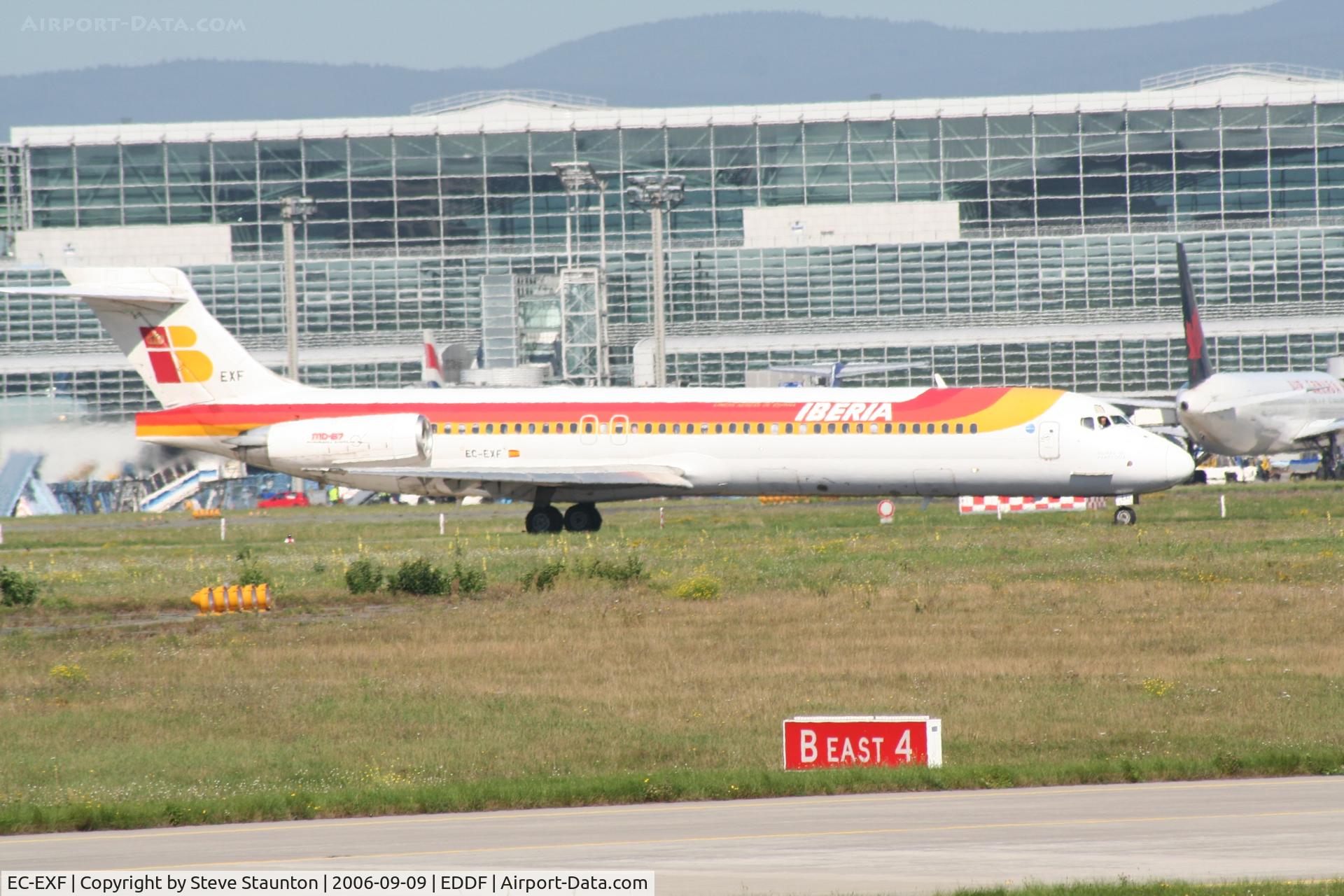 EC-EXF, 1990 McDonnell Douglas MD-87 (DC-9-87) C/N 49832, Taken at Frankfurt September 2006