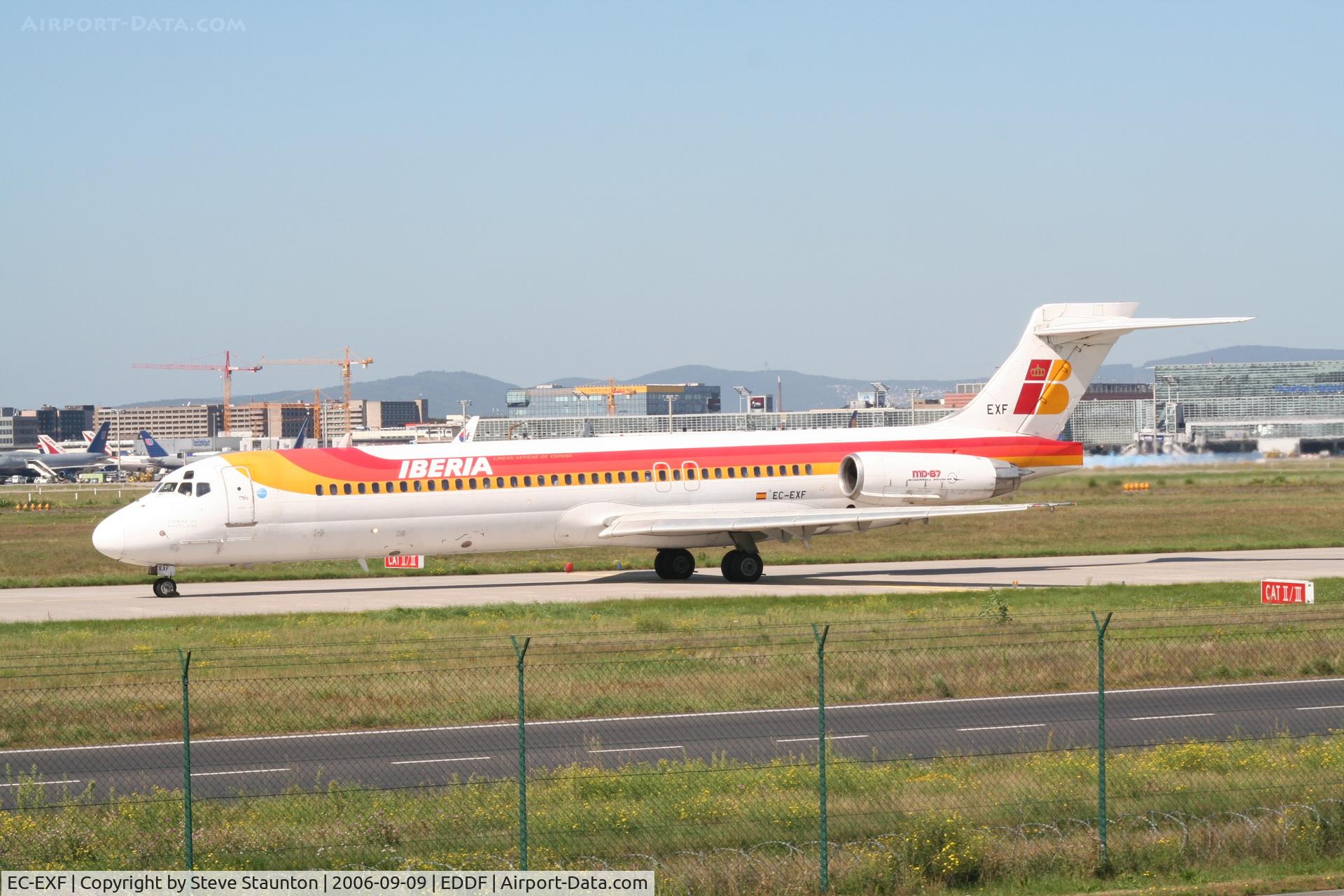 EC-EXF, 1990 McDonnell Douglas MD-87 (DC-9-87) C/N 49832, Taken at Frankfurt September 2006