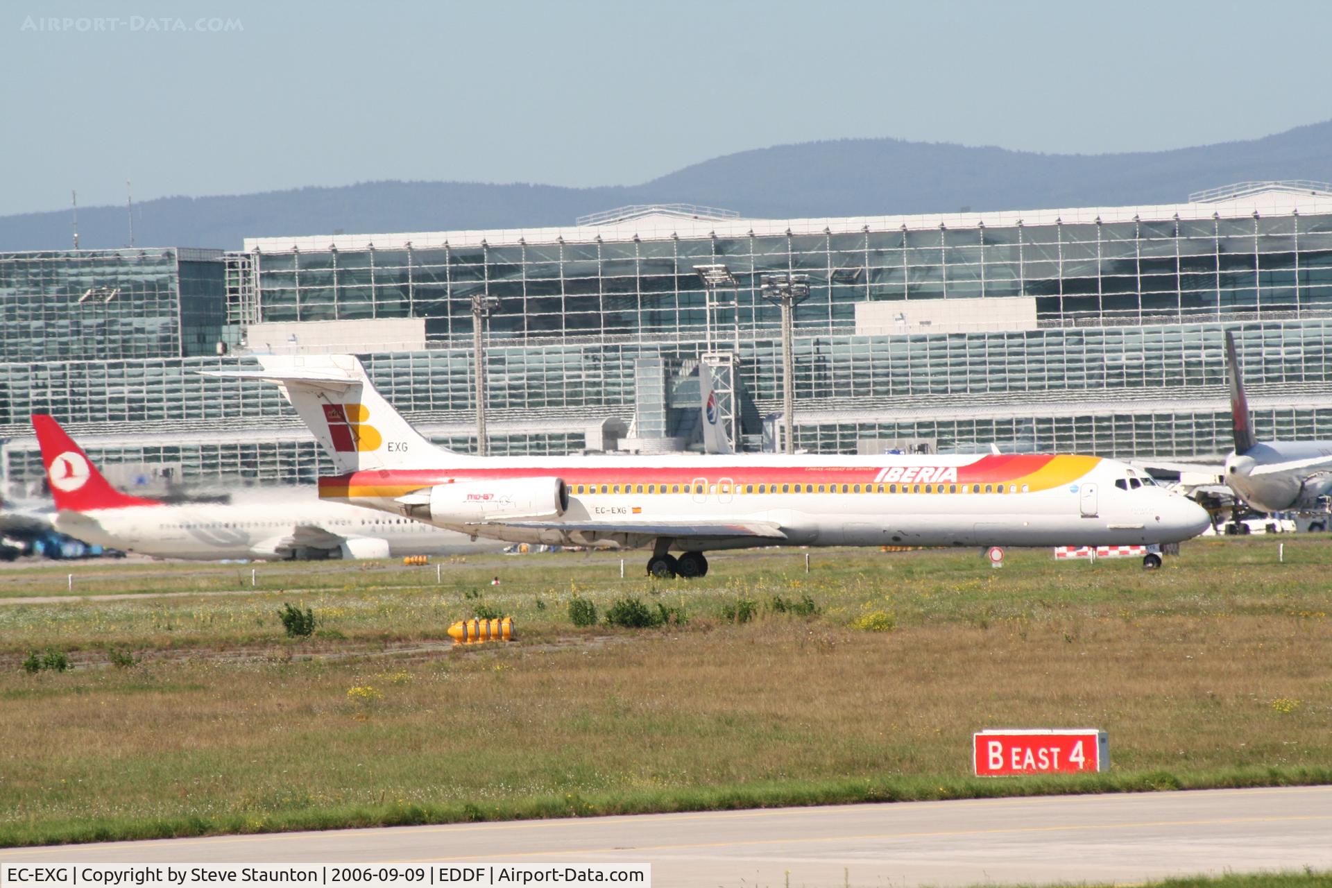 EC-EXG, 1990 McDonnell Douglas MD-87 (DC-9-87) C/N 49833, Taken at Frankfurt September 2006