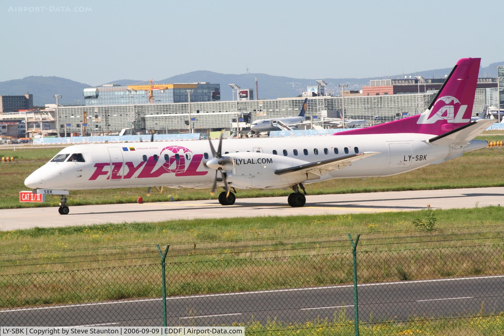 LY-SBK, 1996 Saab 2000 C/N 2000-035, Taken at Frankfurt September 2006
