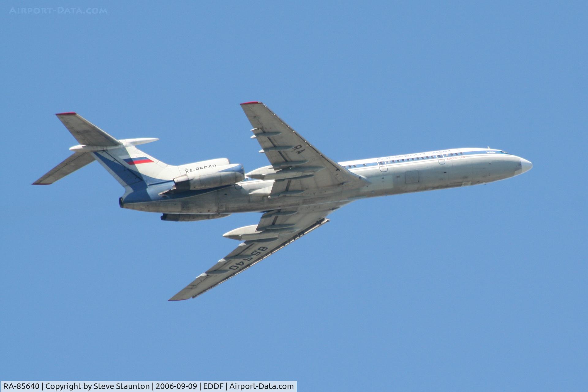 RA-85640, 1988 Tupolev Tu-154M C/N 88A772, Taken at Frankfurt September 2006