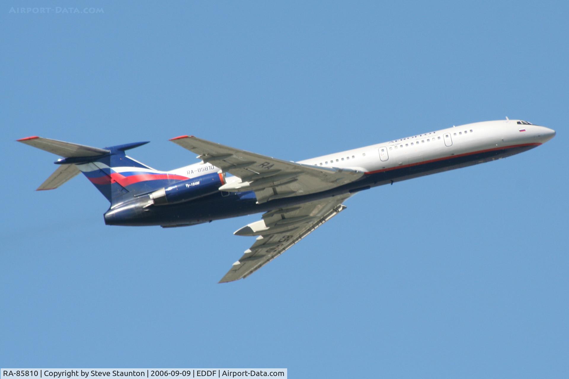 RA-85810, 1989 Tupolev Tu-154M C/N 89A824, Taken at Frankfurt September 2006