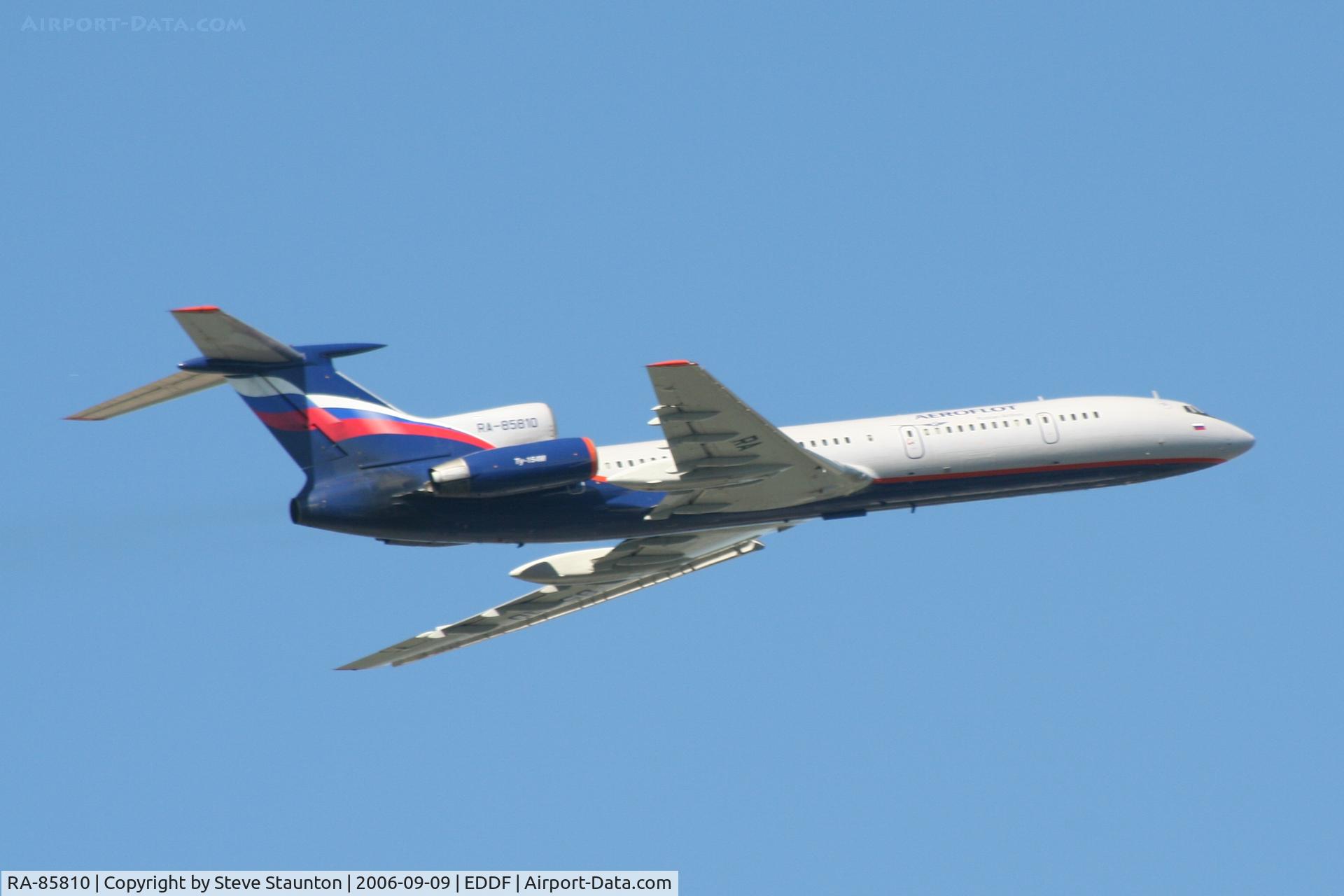 RA-85810, 1989 Tupolev Tu-154M C/N 89A824, Taken at Frankfurt September 2006
