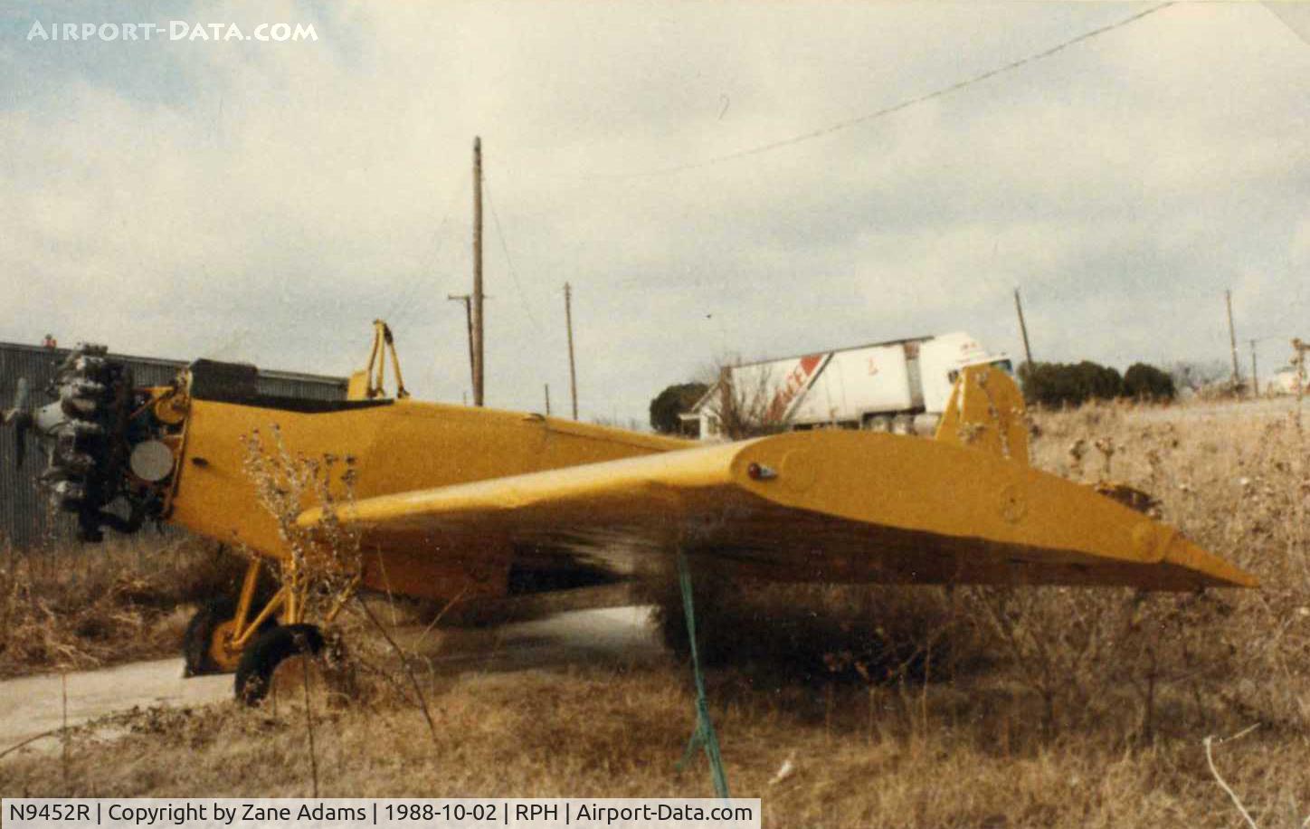 N9452R, 1961 Snow S2A C/N 1088A, Agricultural aircraft