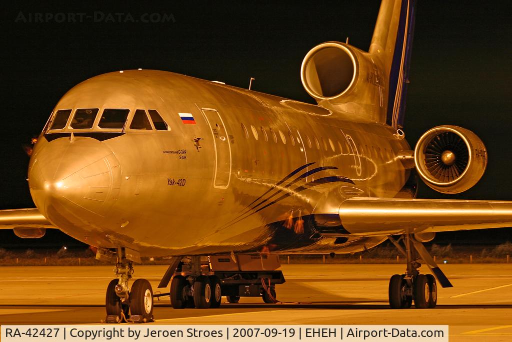 RA-42427, 1993 Yakovlev Yak-42D C/N 4520422305016, EHEH, EIndhoven