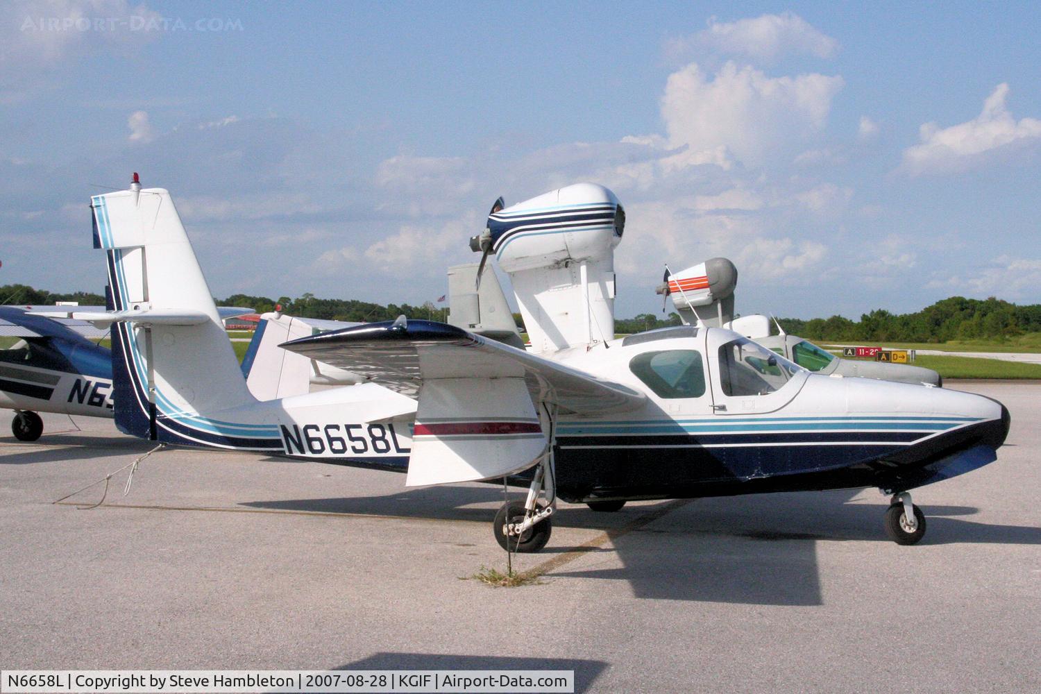 N6658L, 1969 Lake LA-4 C/N 421, Lake LA-4 basking in the sun at Winter Haven, FL