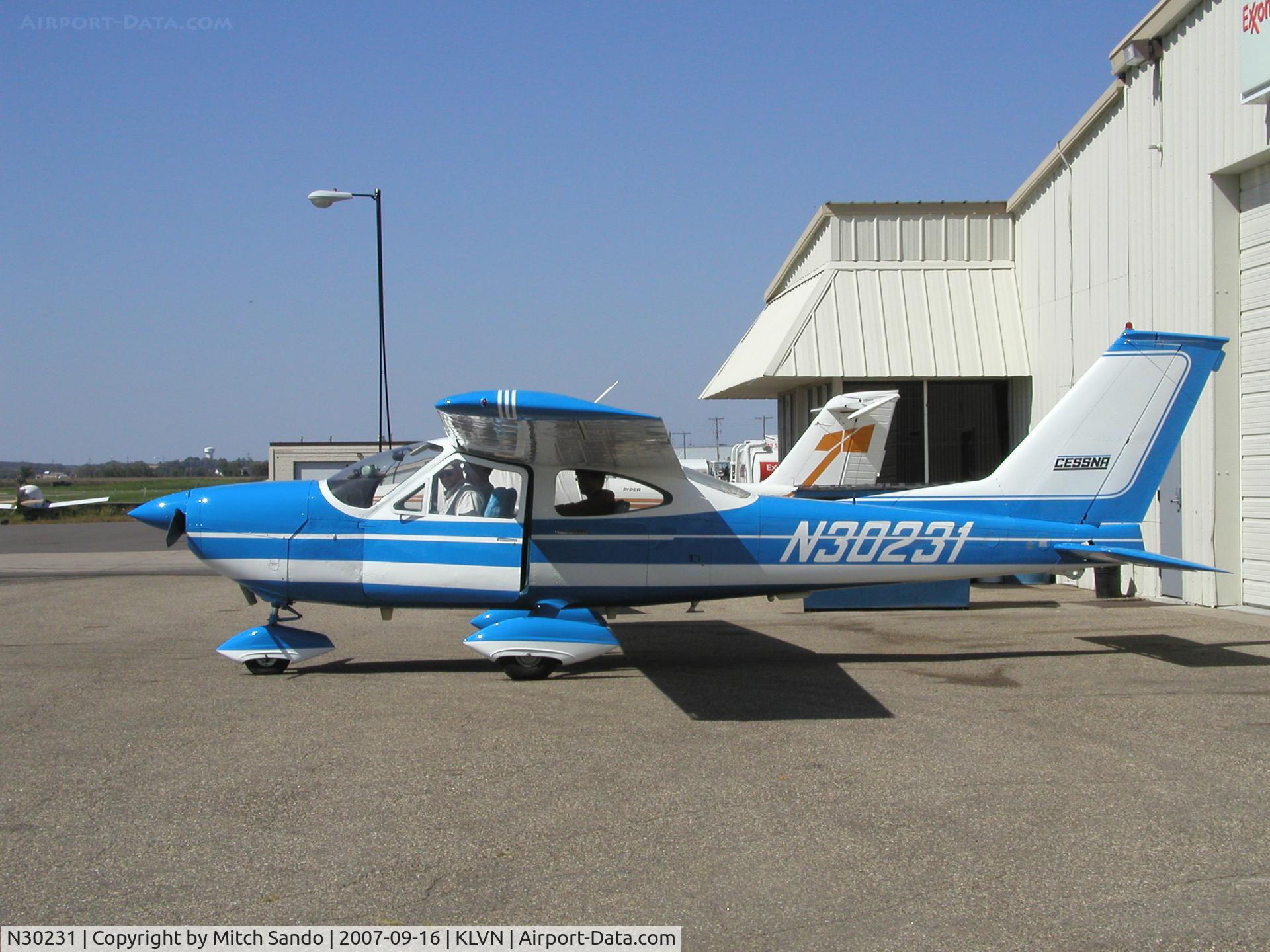 N30231, 1968 Cessna 177 Cardinal C/N 17701136, Parked on the ramp at Airlake.