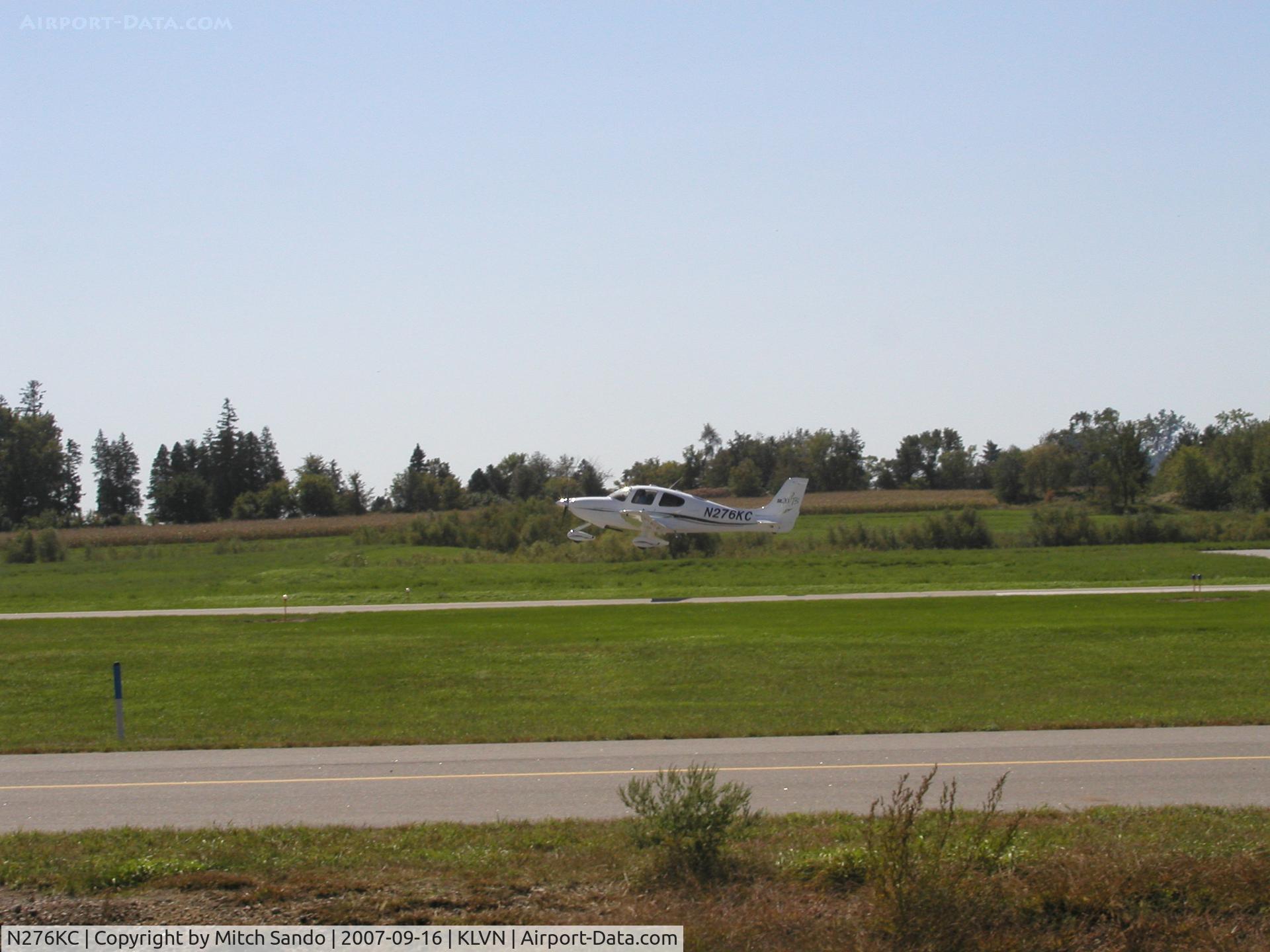 N276KC, 2006 Cirrus SR20 C/N 1602, Departing Runway 12.