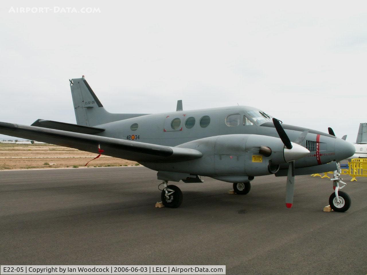 E22-05, Beech C90 King Air C/N LJ-623, Beech C90/San Javier,Murcia.