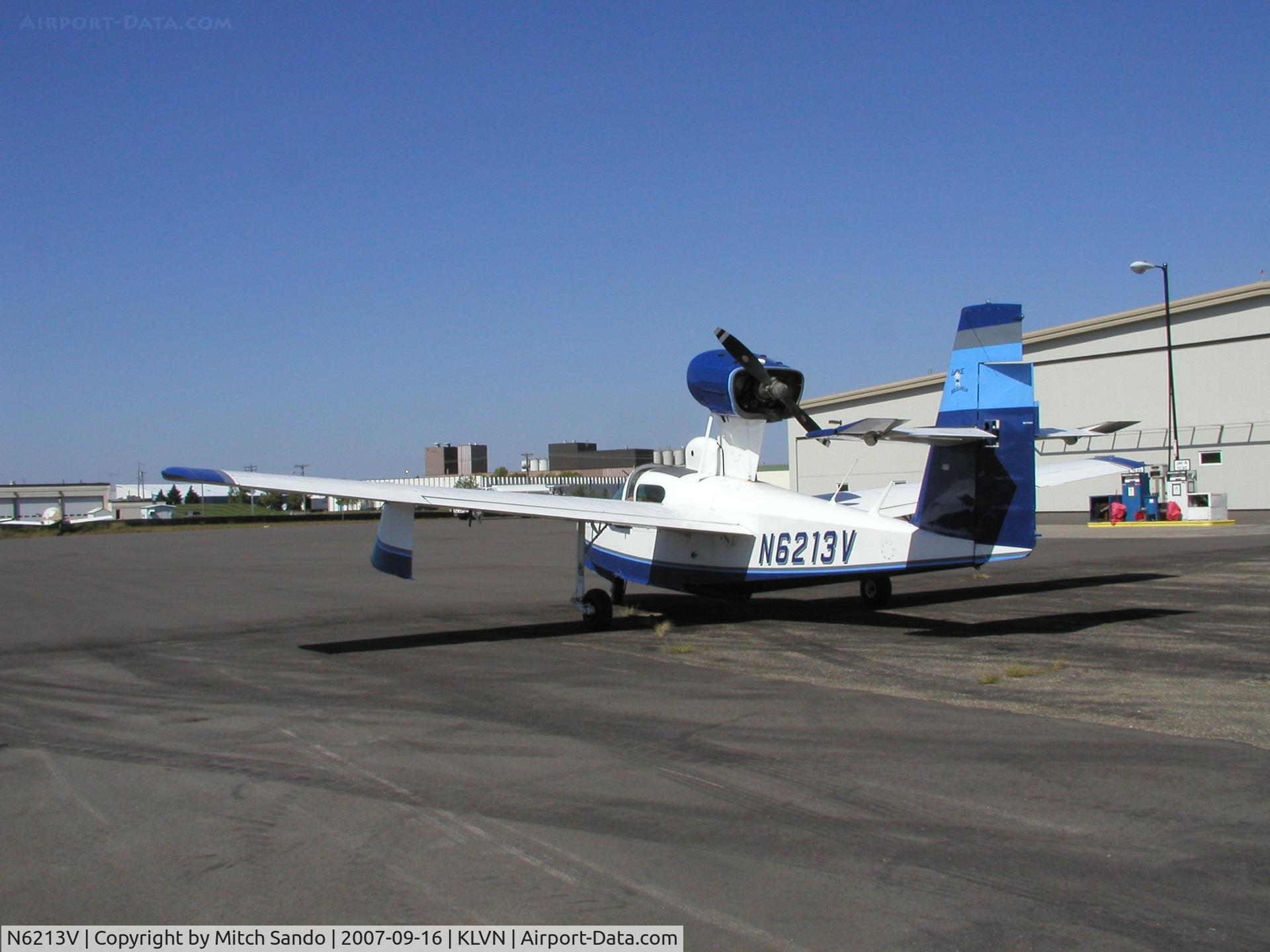 N6213V, 1977 Consolidated Aeronautics Inc. Lake LA-4-200 C/N 856, Parked on the ramp at Airlake.