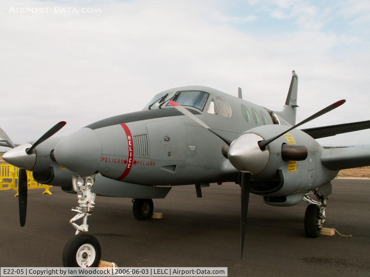 E22-05, Beech C90 King Air C/N LJ-623, Beech C90/San Javier,Murcia.