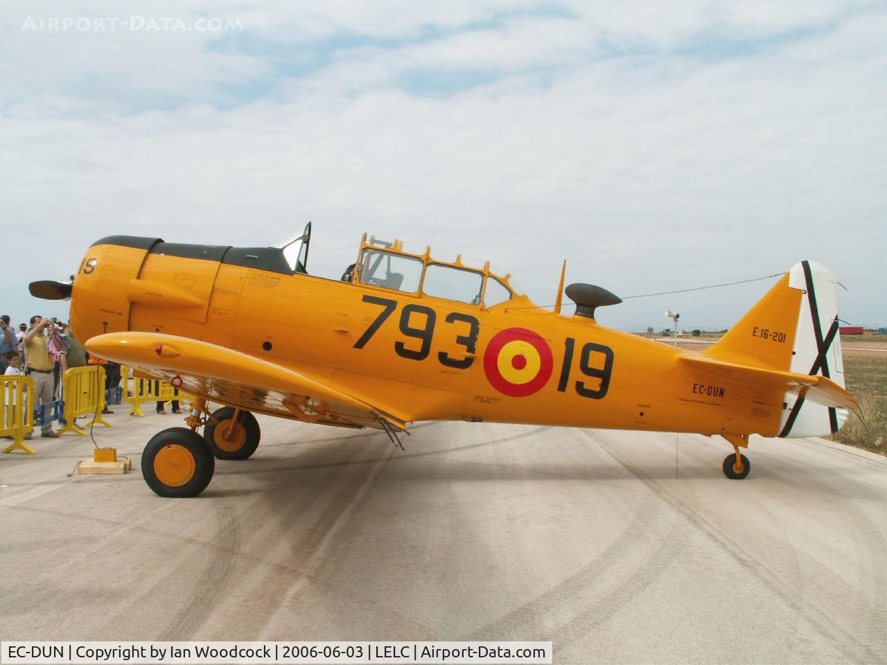 EC-DUN, North American T-6G Texan C/N 197-20, North American T-6G/San Javier,Murcia