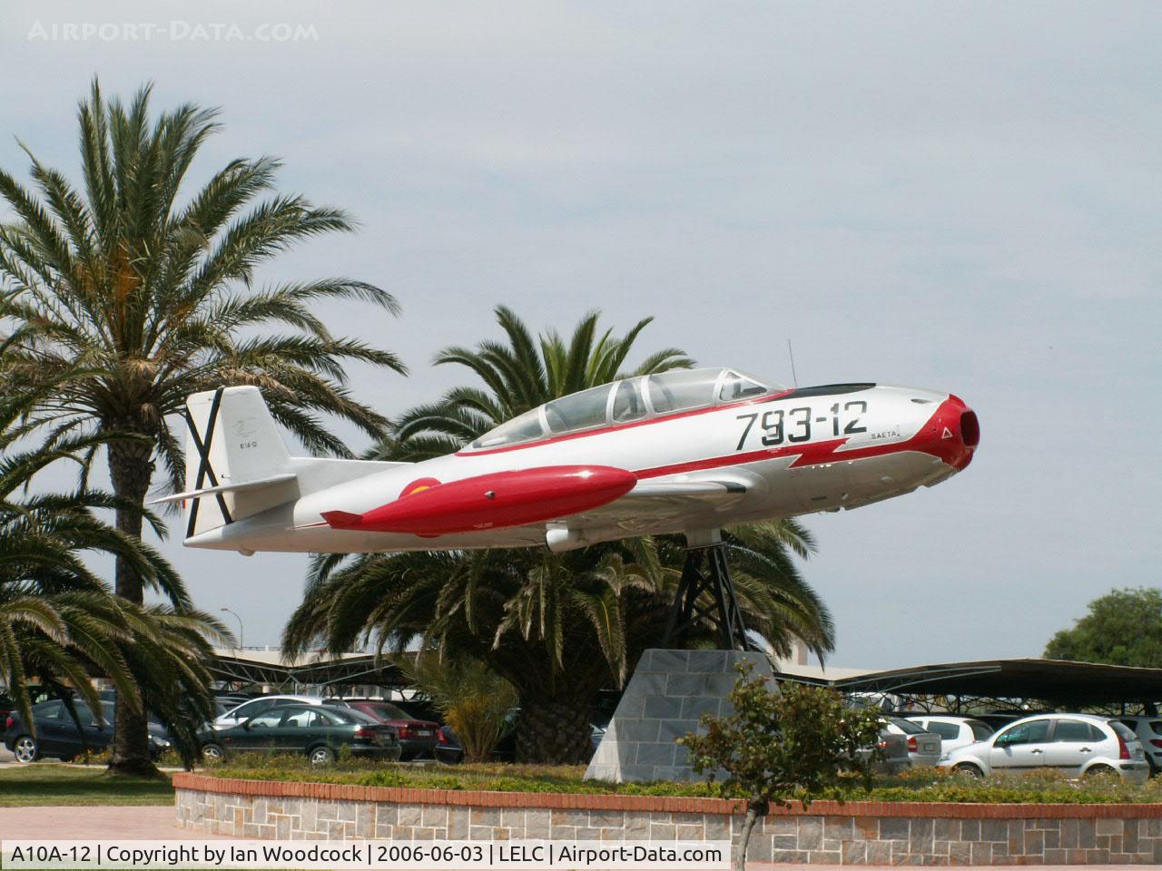 A10A-12, Hispano HA-200D Saeta C/N 20/20, Hispano HA-200D/Preserved/San Javier,Murcia (marked E.14-12)