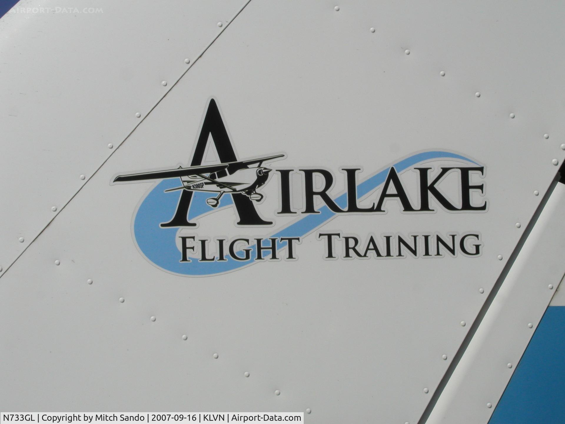 N733GL, 1976 Cessna 172N C/N 17268284, Parked on the ramp at Airlake.