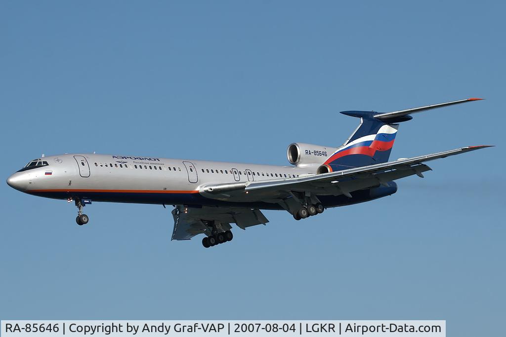 RA-85646, 1988 Tupolev Tu-154M C/N 88A784, Aeroflot Tu154M
