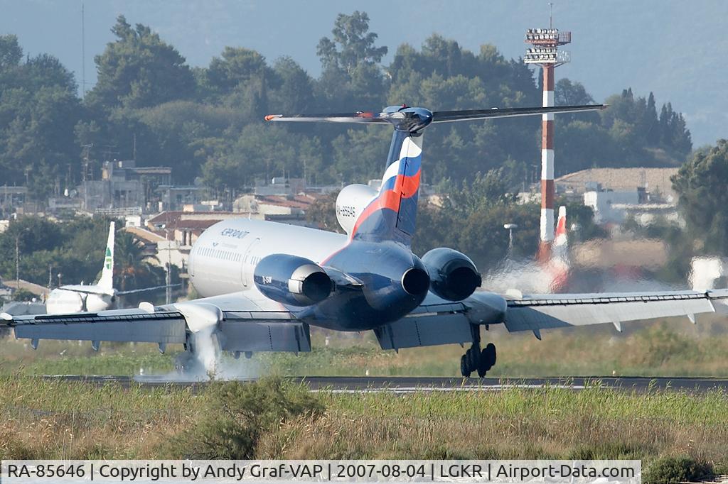 RA-85646, 1988 Tupolev Tu-154M C/N 88A784, Aeroflot TU154M