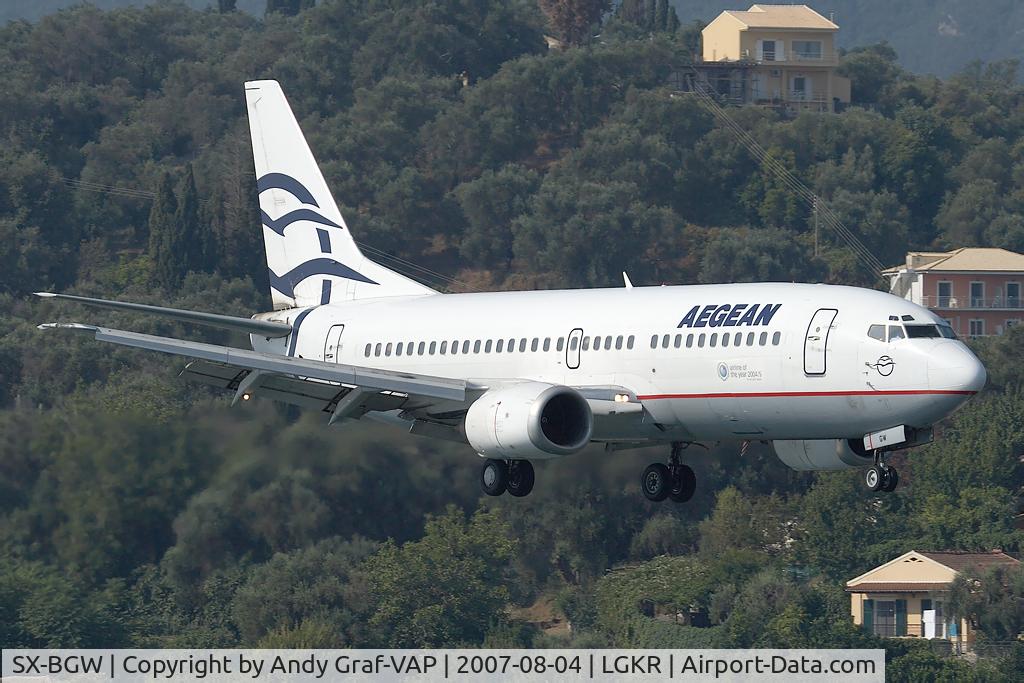 SX-BGW, 1998 Boeing 737-31S C/N 29264, Aegean 737-500