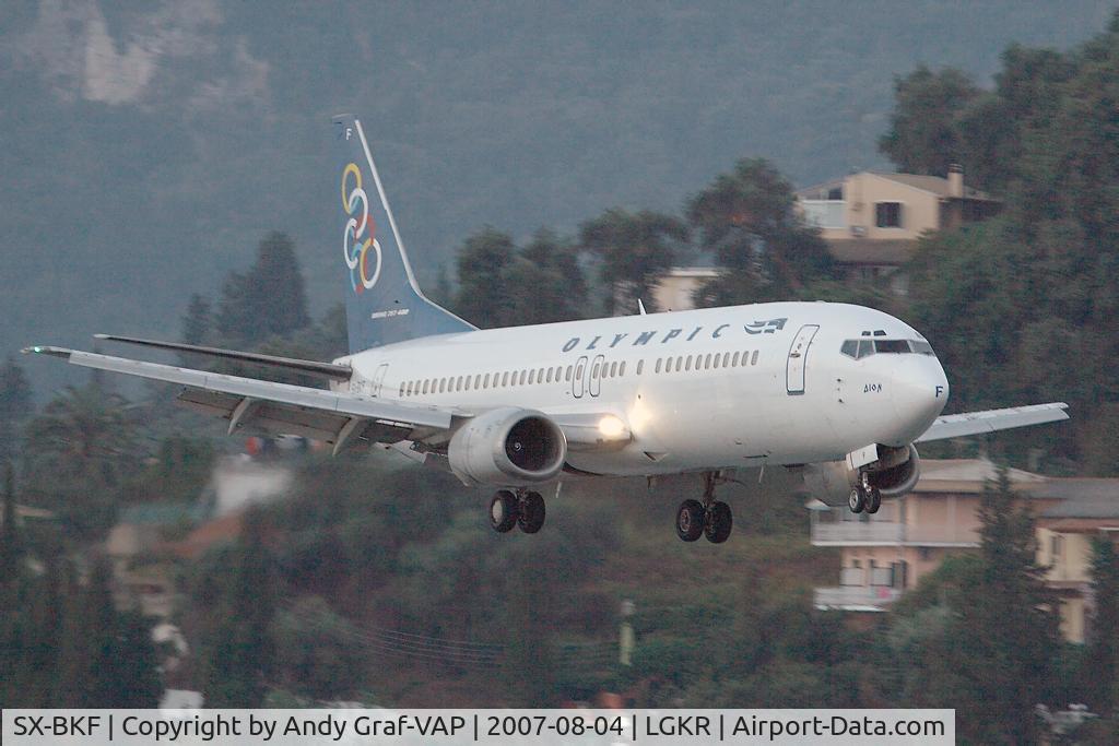 SX-BKF, 1991 Boeing 737-484 C/N 25430, Olympic 737-400