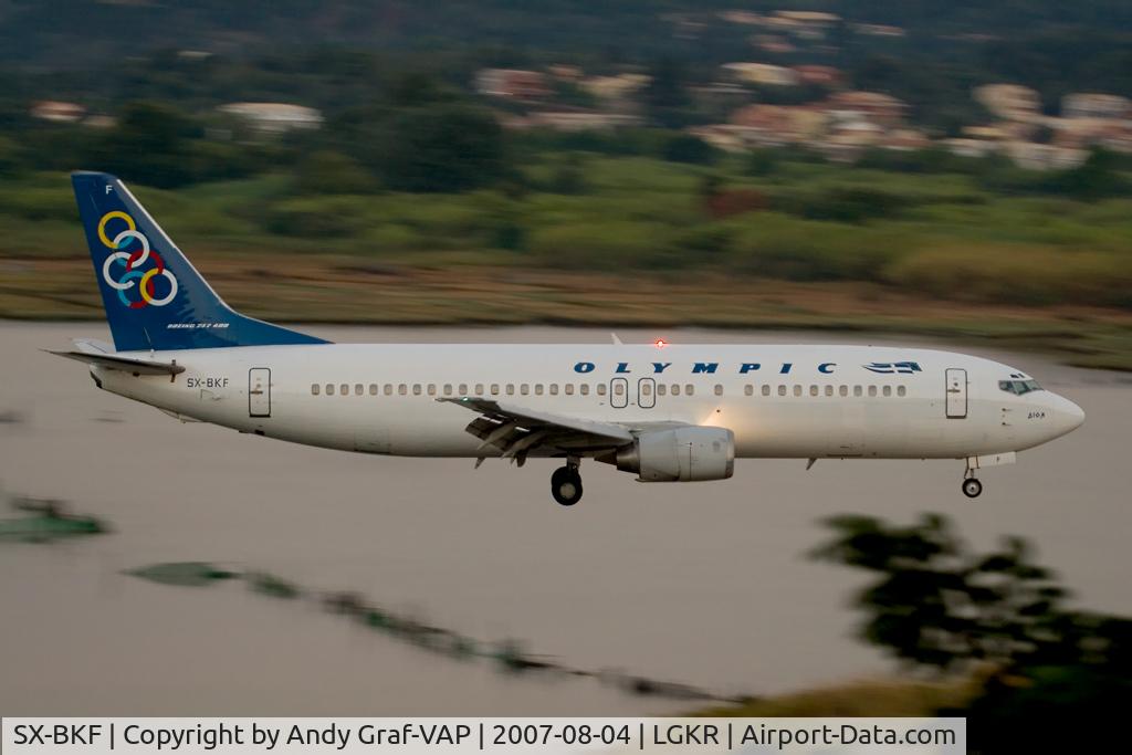 SX-BKF, 1991 Boeing 737-484 C/N 25430, Olympic 737-400