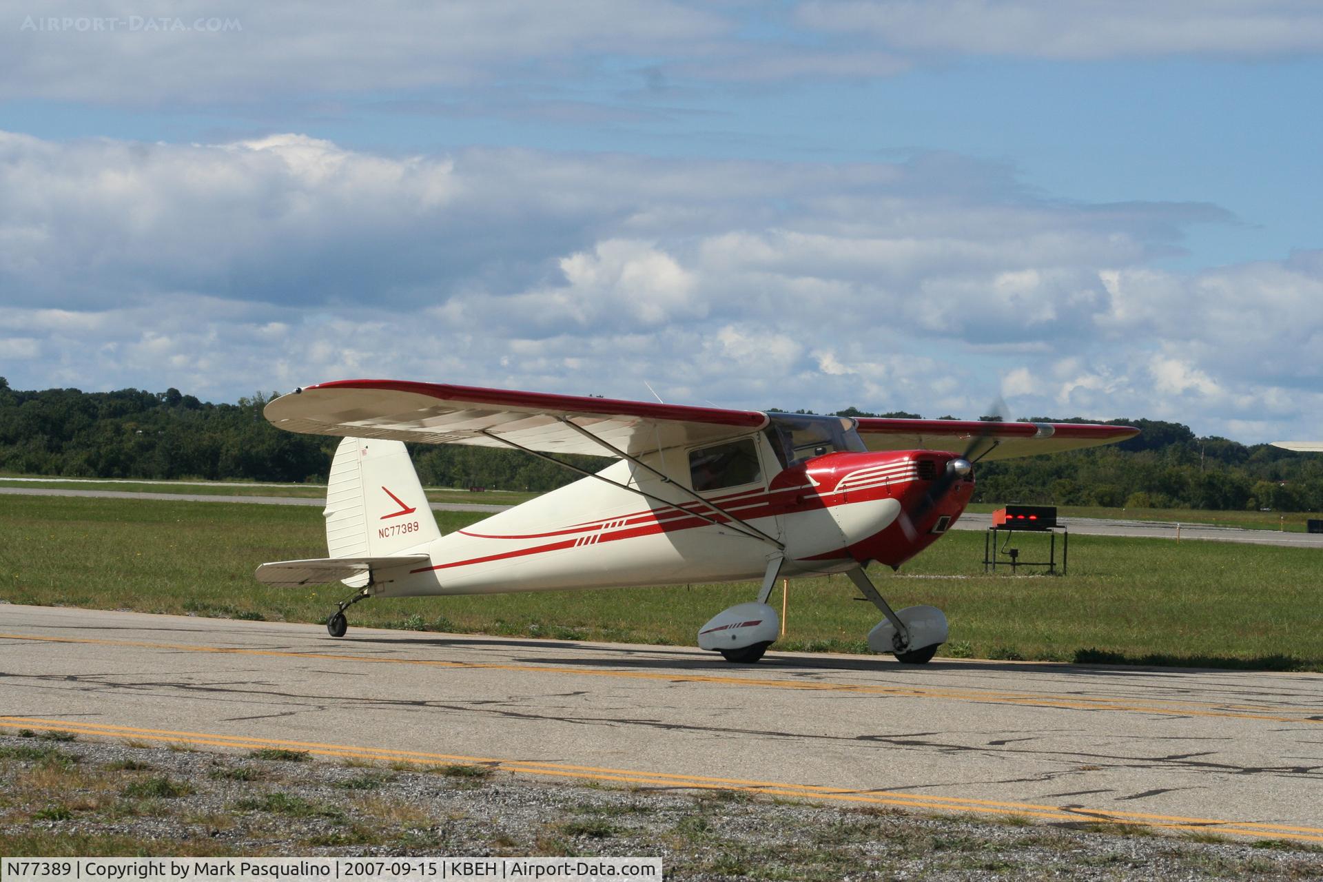 N77389, 1946 Cessna 120 C/N 11830, Cessna 120