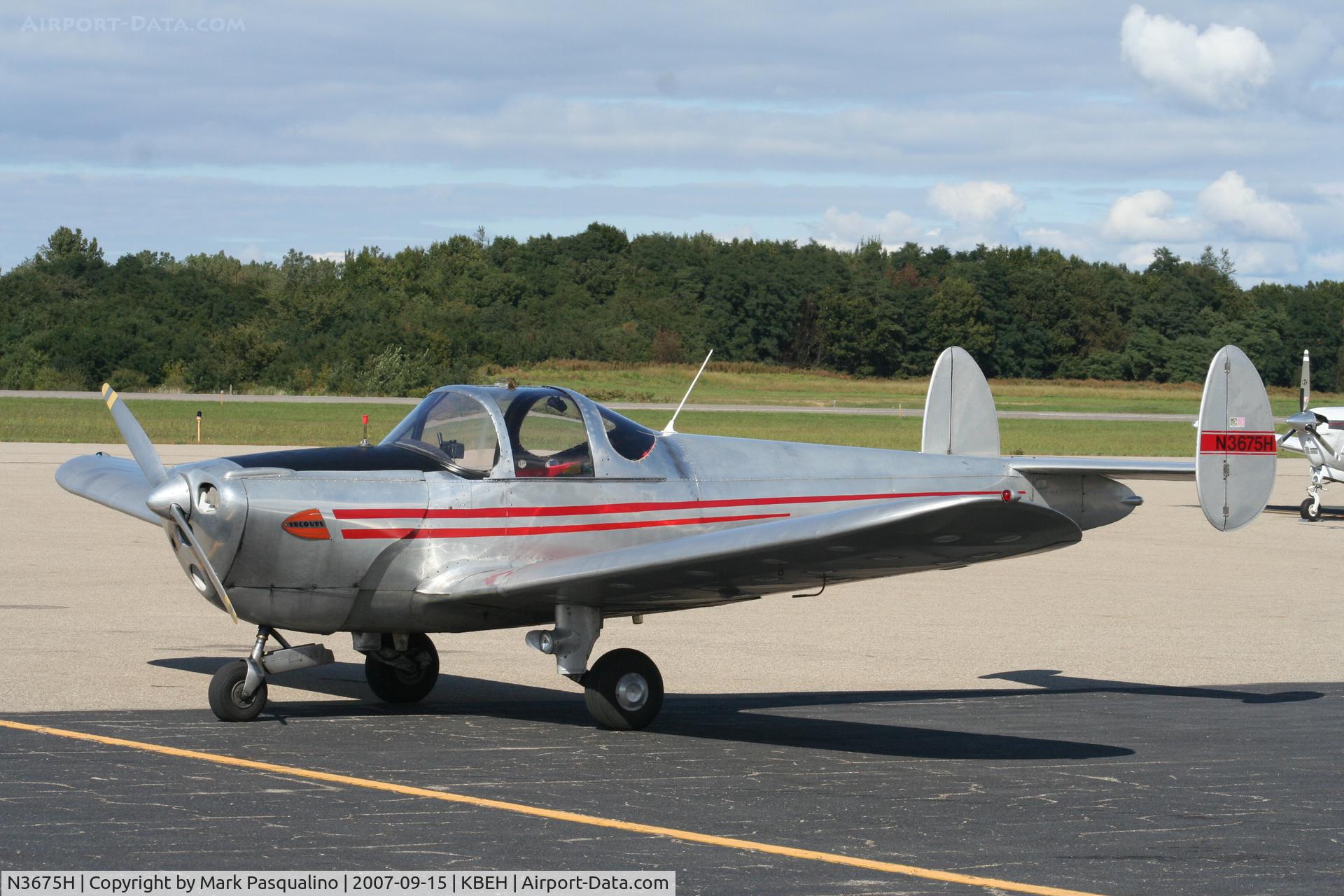N3675H, 1946 Erco 415C Ercoupe C/N 4300, Ercoupe 415-C