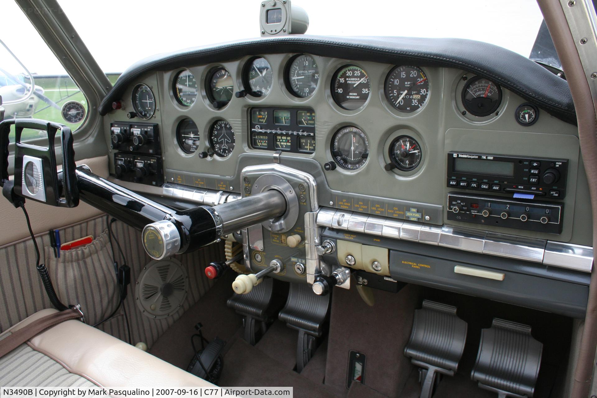 N3490B, 1954 Beech E35 C/N D-3710, Beech E35