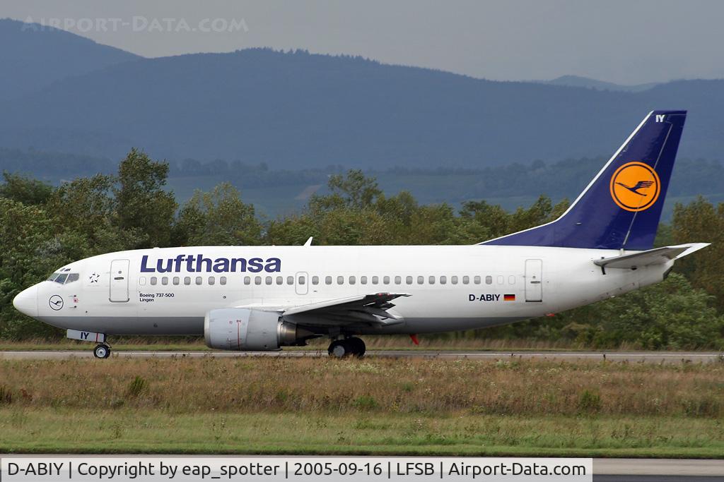 D-ABIY, 1991 Boeing 737-530 C/N 25243, taxi to holdingpoint