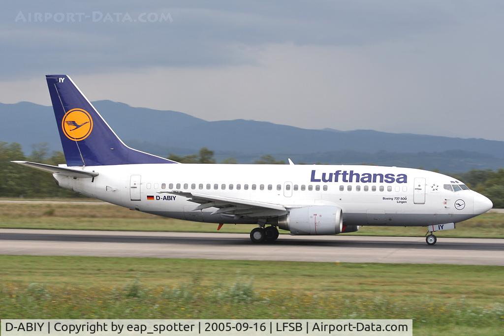 D-ABIY, 1991 Boeing 737-530 C/N 25243, departure to FRA