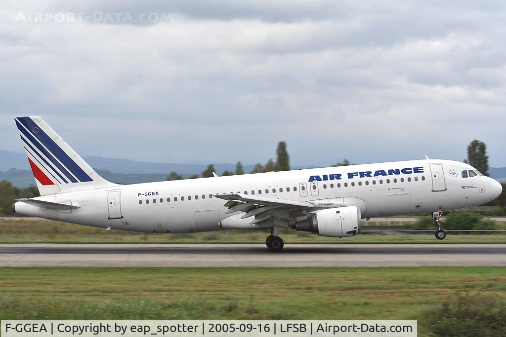 F-GGEA, 1988 airbus A320-111 C/N 010, landing rwy 16 arriving from Paris ORY