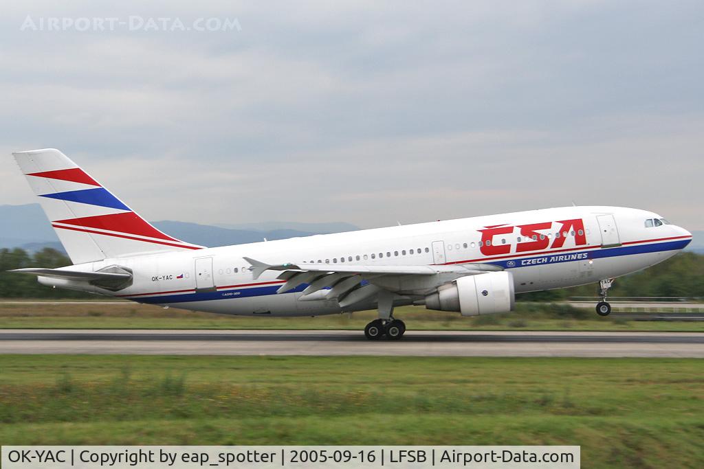 OK-YAC, 1992 Airbus A310-325/ET C/N 672, subcharter for African Safari Airways