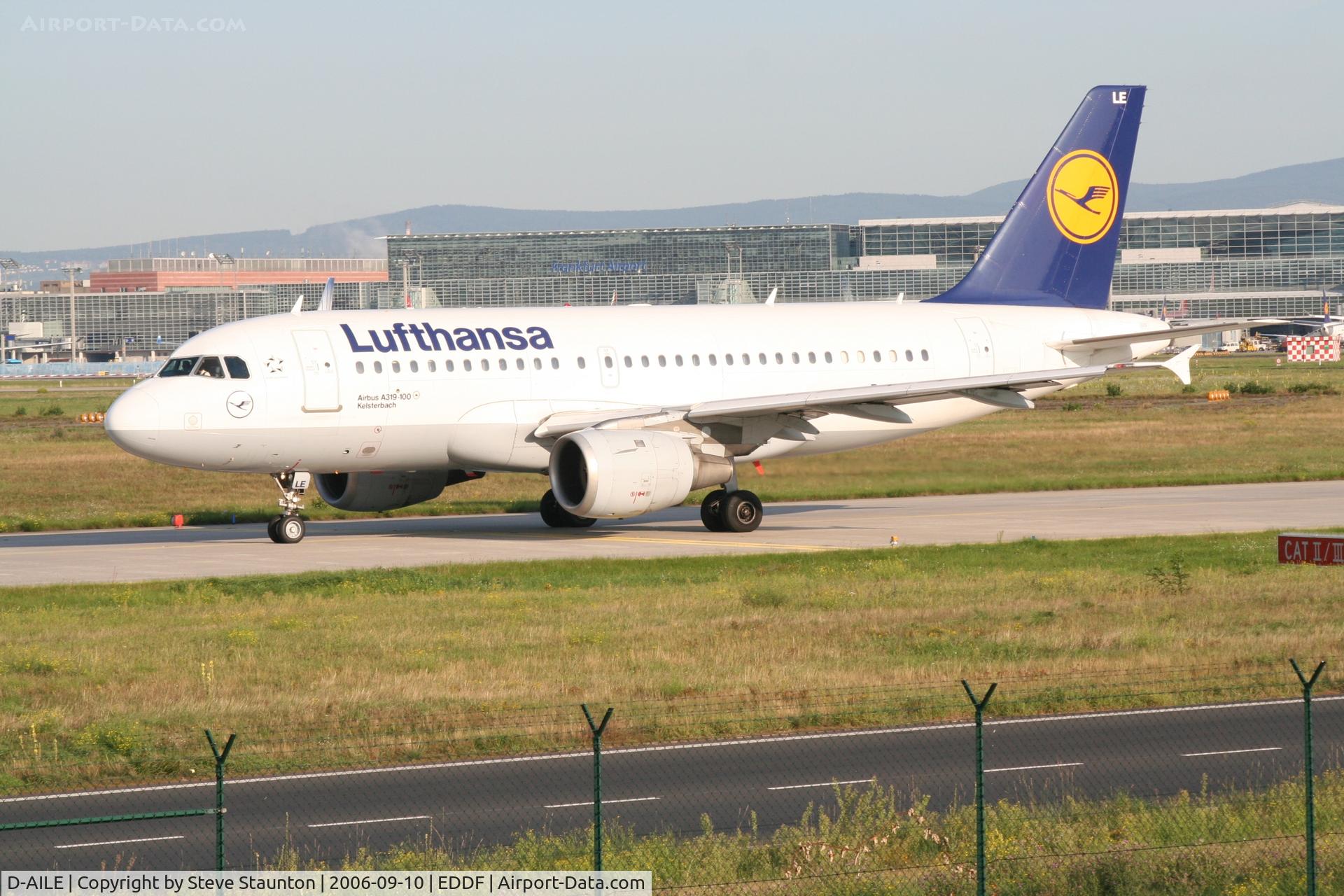 D-AILE, 1996 Airbus A319-114 C/N 627, Taken at Frankfurt September 2006