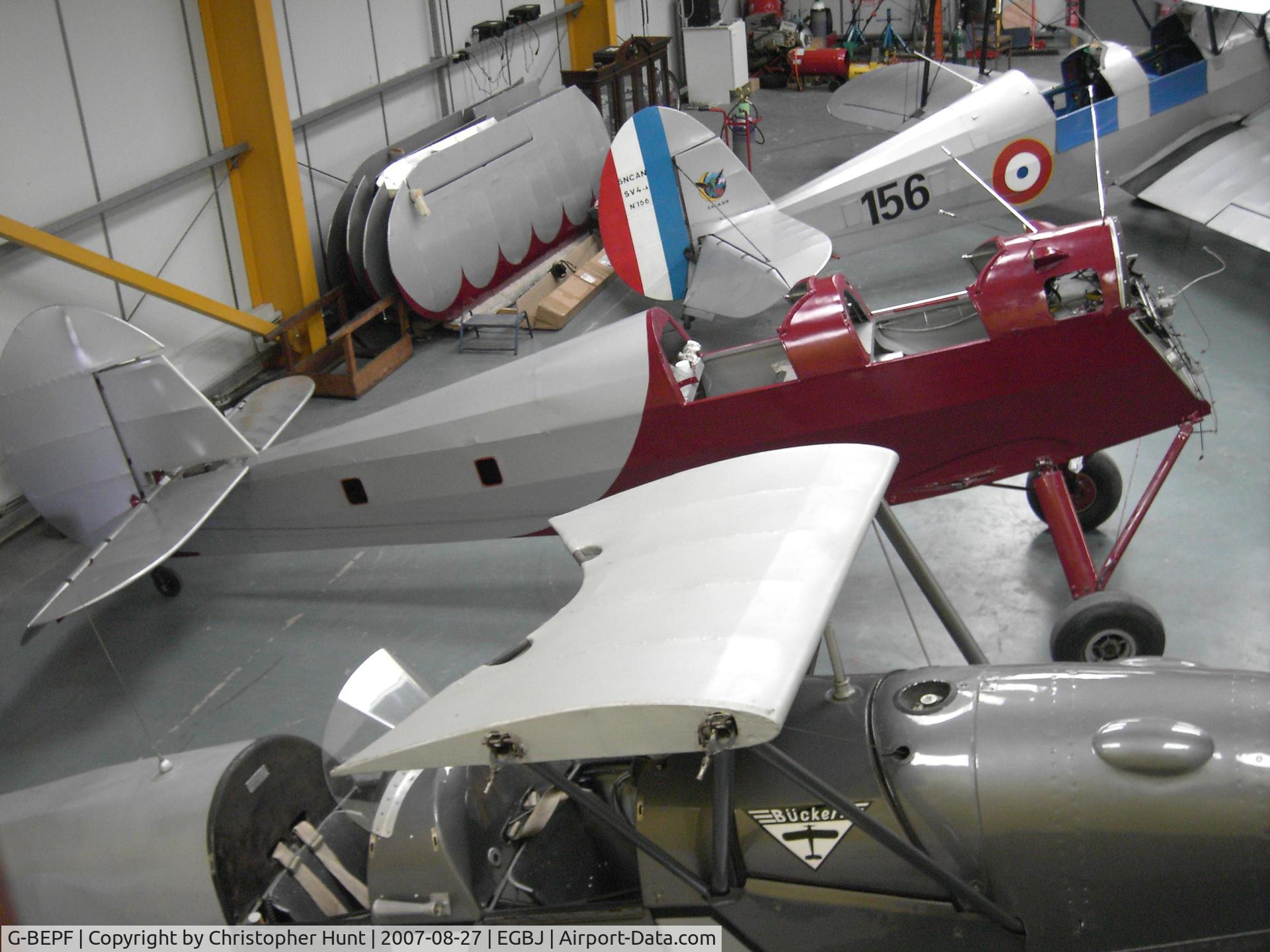 G-BEPF, 1946 Stampe-Vertongen SV-4C C/N 424, Owned and operated by Tiger Airways (www.tigerairways.co.uk)