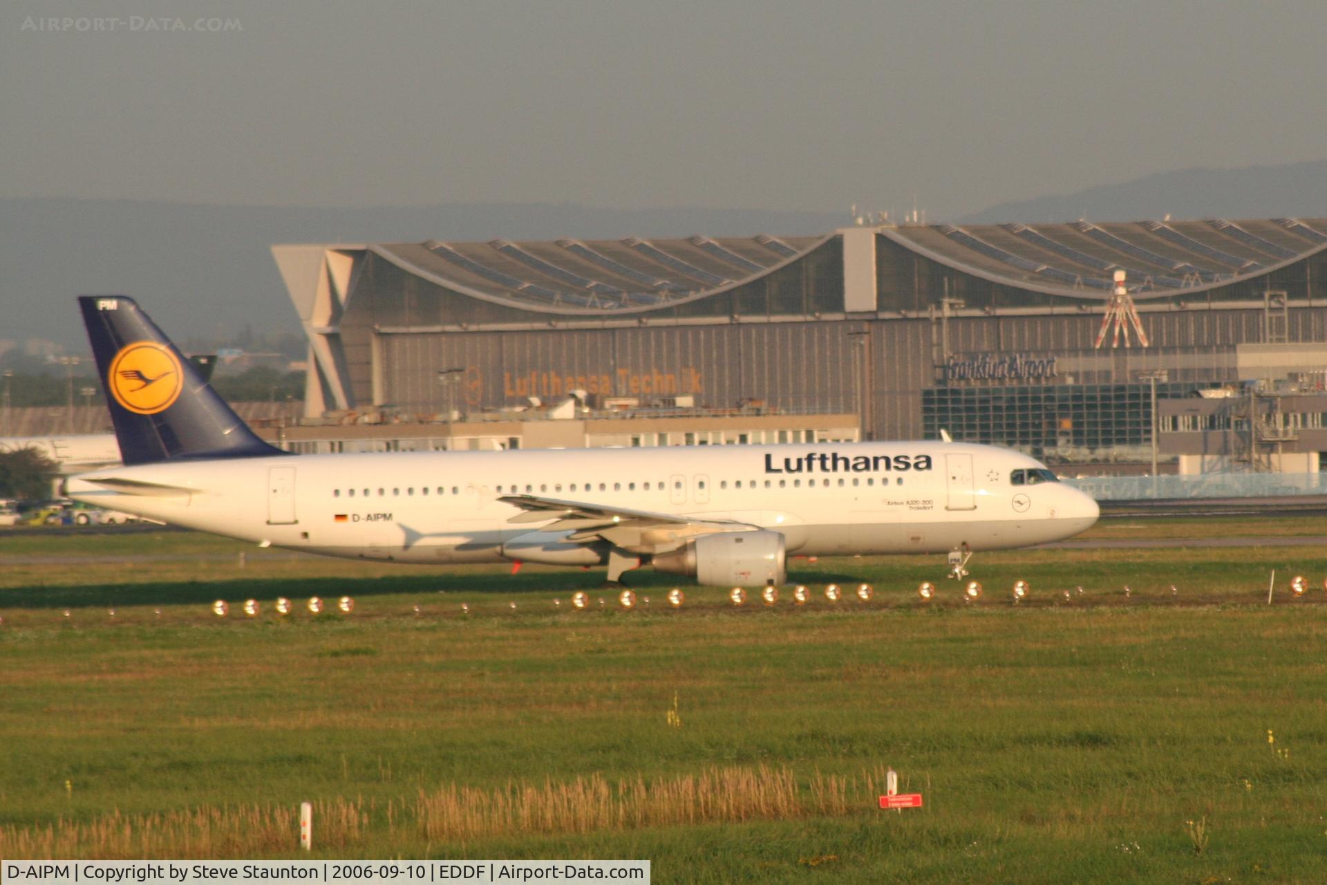D-AIPM, 1990 Airbus A320-211 C/N 104, Taken at Frankfurt September 2006