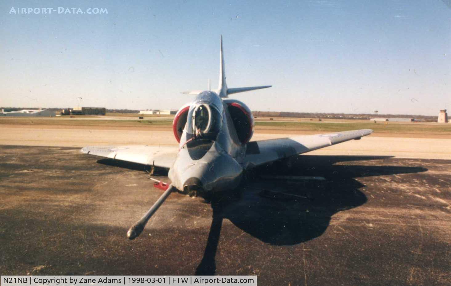 N21NB, 1959 Douglas A-4B Skyhawk (A4D-2) C/N 12257, Ran off the runway at Meacham Field - NTSB report - http://www.ntsb.gov/ntsb/brief.asp?ev_id=20001211X09551&key=1