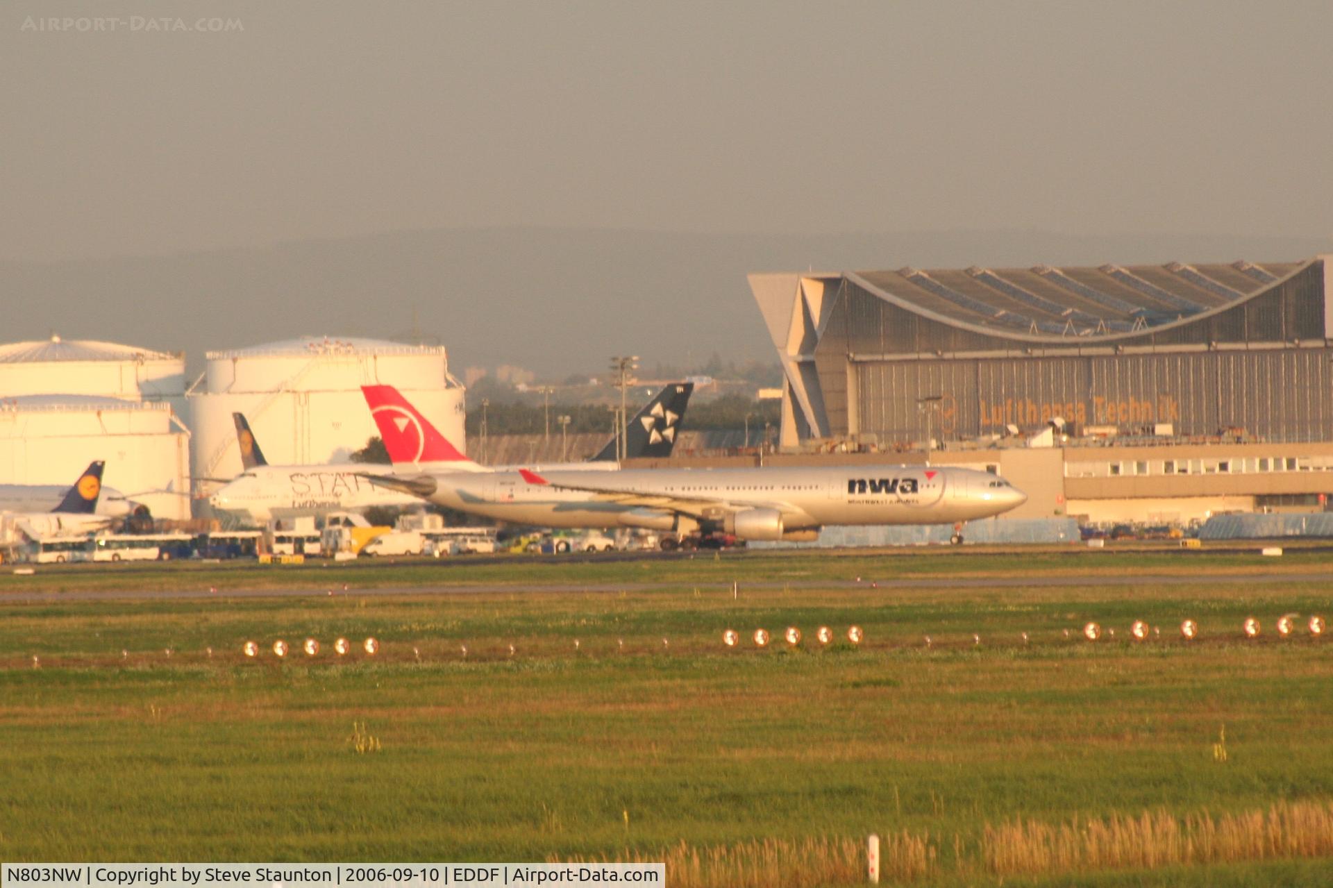 N803NW, 2003 Airbus A330-323 C/N 0542, Taken at Frankfurt September 2006