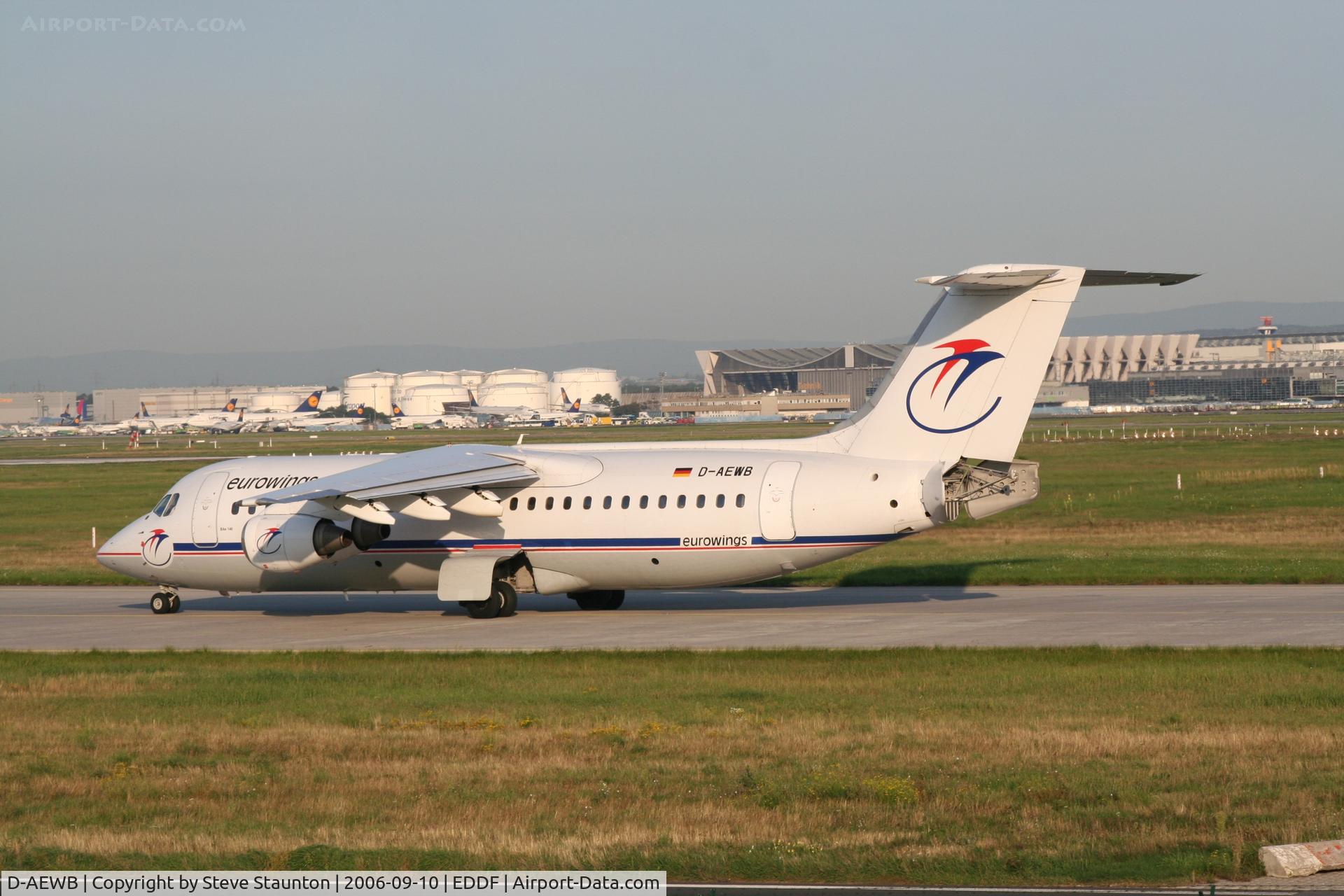 D-AEWB, 1990 British Aerospace BAe.146-300 C/N E3183, Taken at Frankfurt September 2006