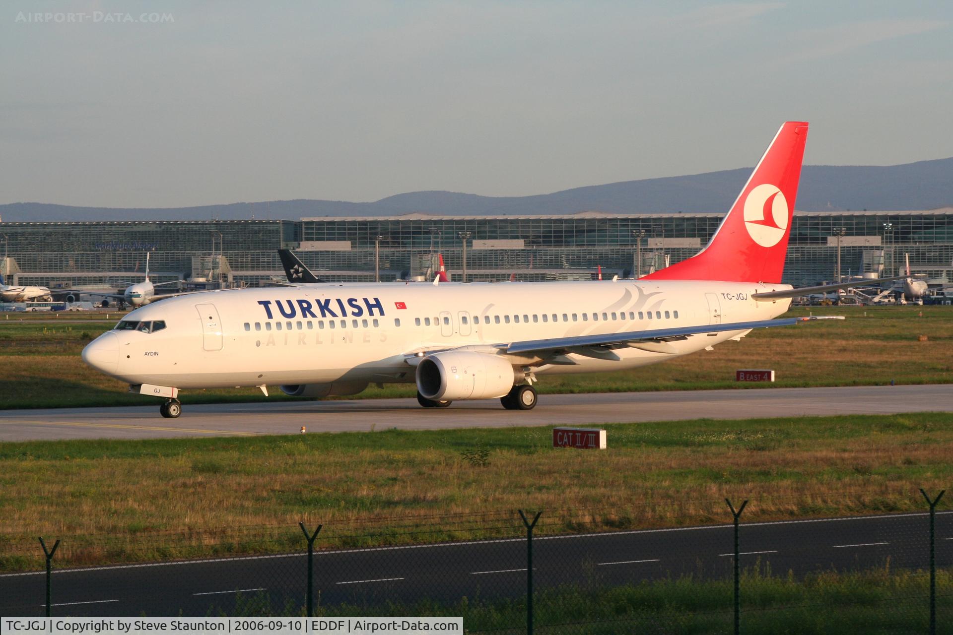 TC-JGJ, 2006 Boeing 737-8F2 C/N 34408, Taken at Frankfurt September 2006
