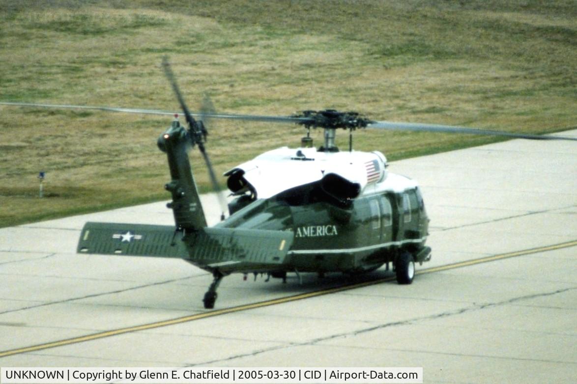 UNKNOWN, , VH-60N, Marine One.  Taxied past before I got to see it, and the tail towards me did not allow me to see the serial.