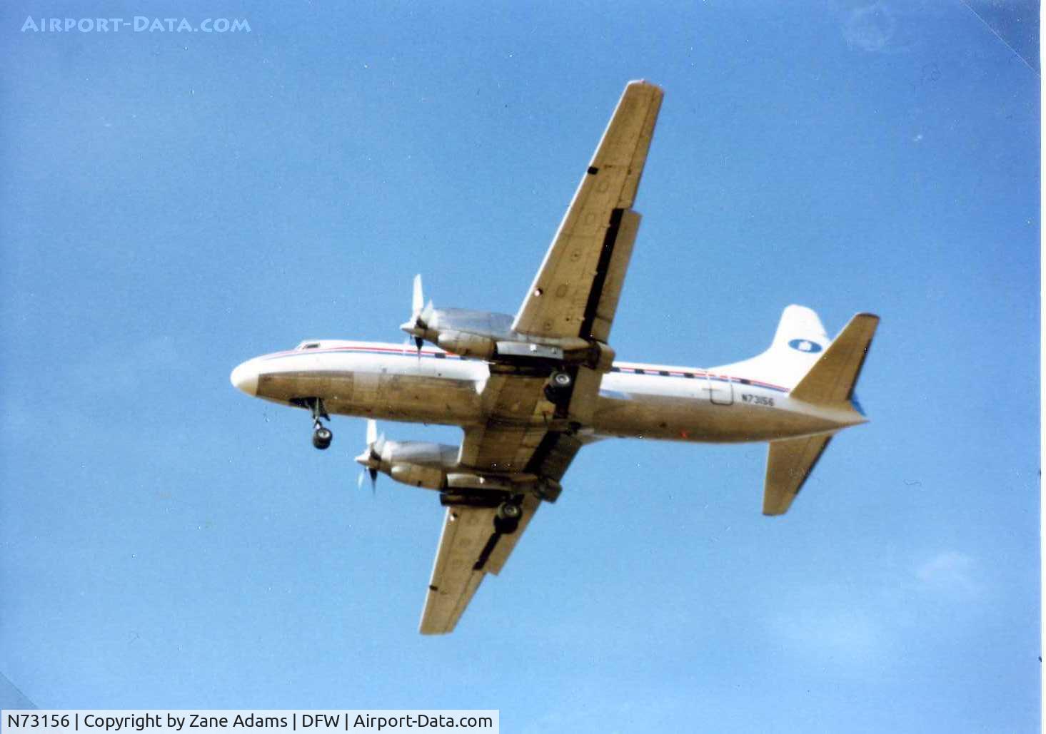N73156, Convair 340-31 C/N 186, Metro Airlines - former United - former Frontier