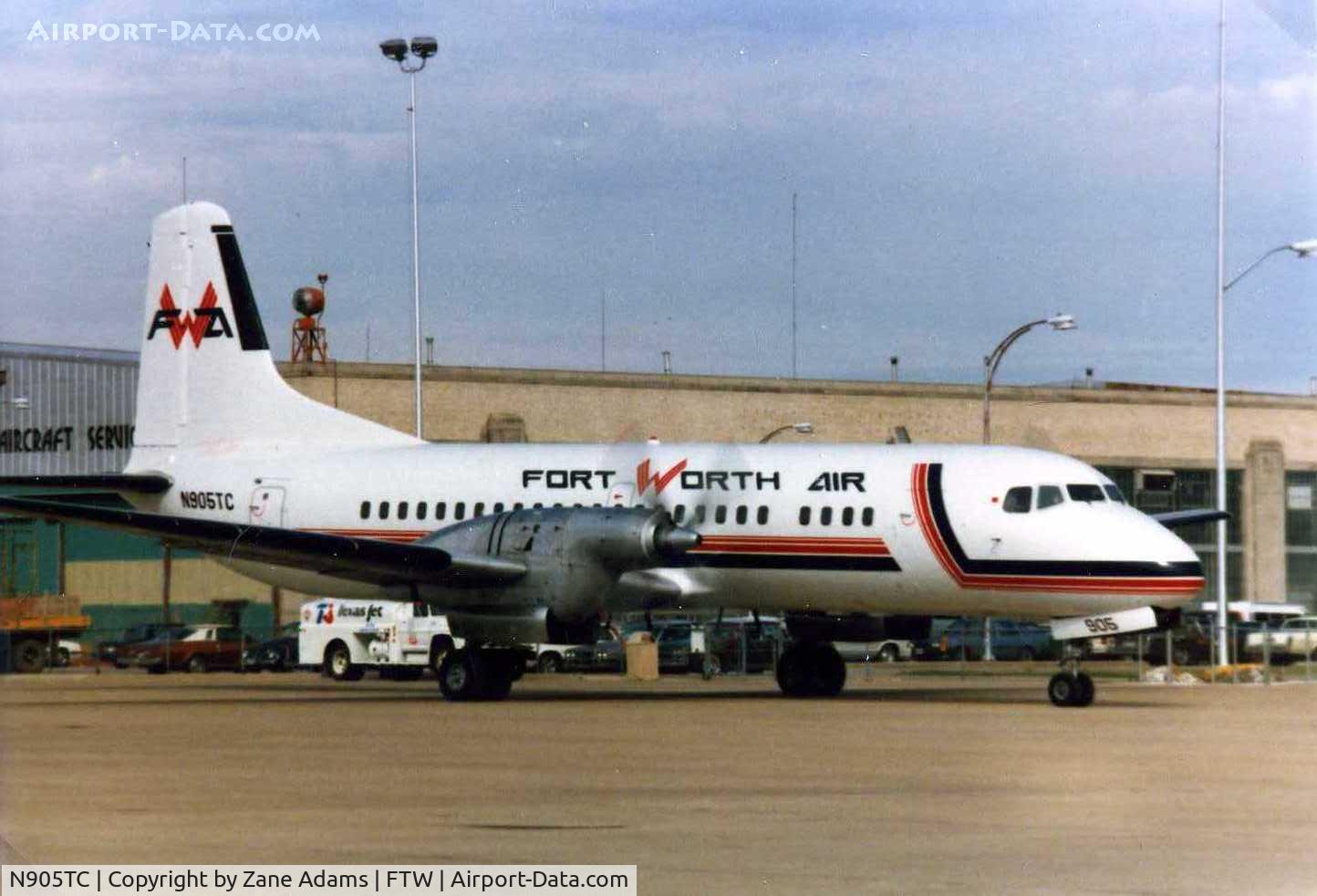 N905TC, 1969 NAMC YS-11A-219 C/N 2130, Fort Worth Air @1985