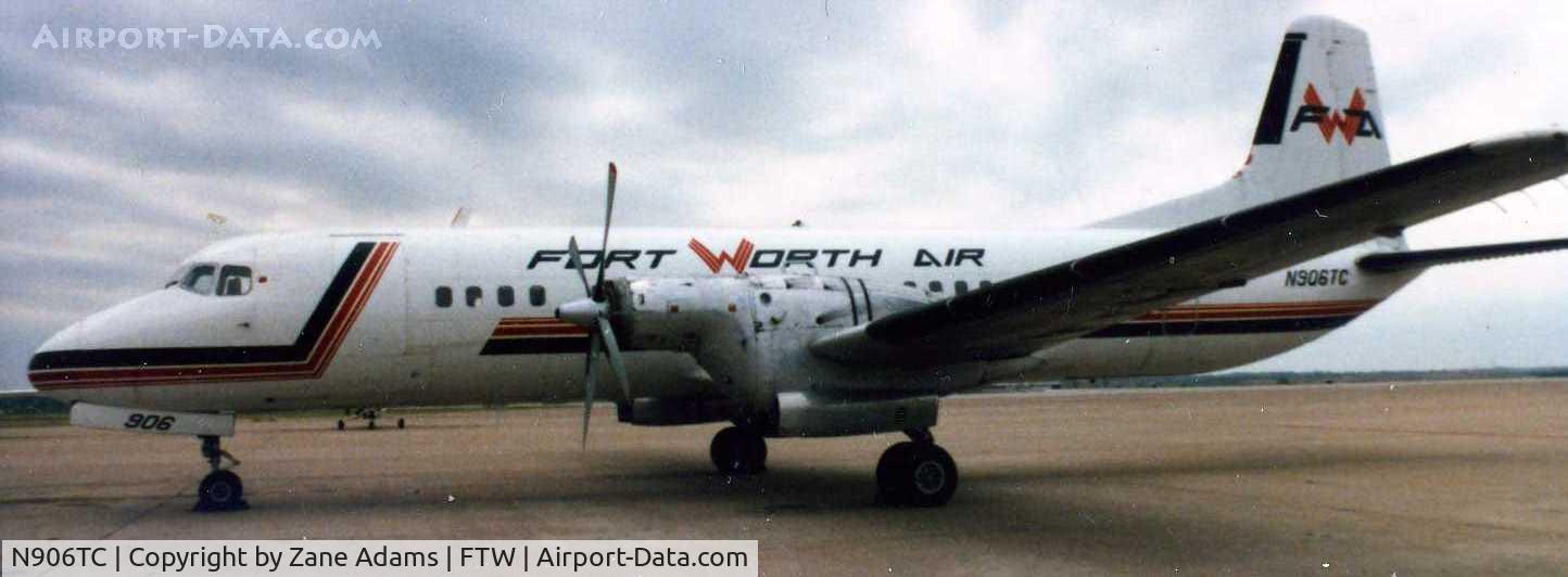 N906TC, 1970 NAMC YS-11A-513 C/N 2154, Fort Worth Air @1985
