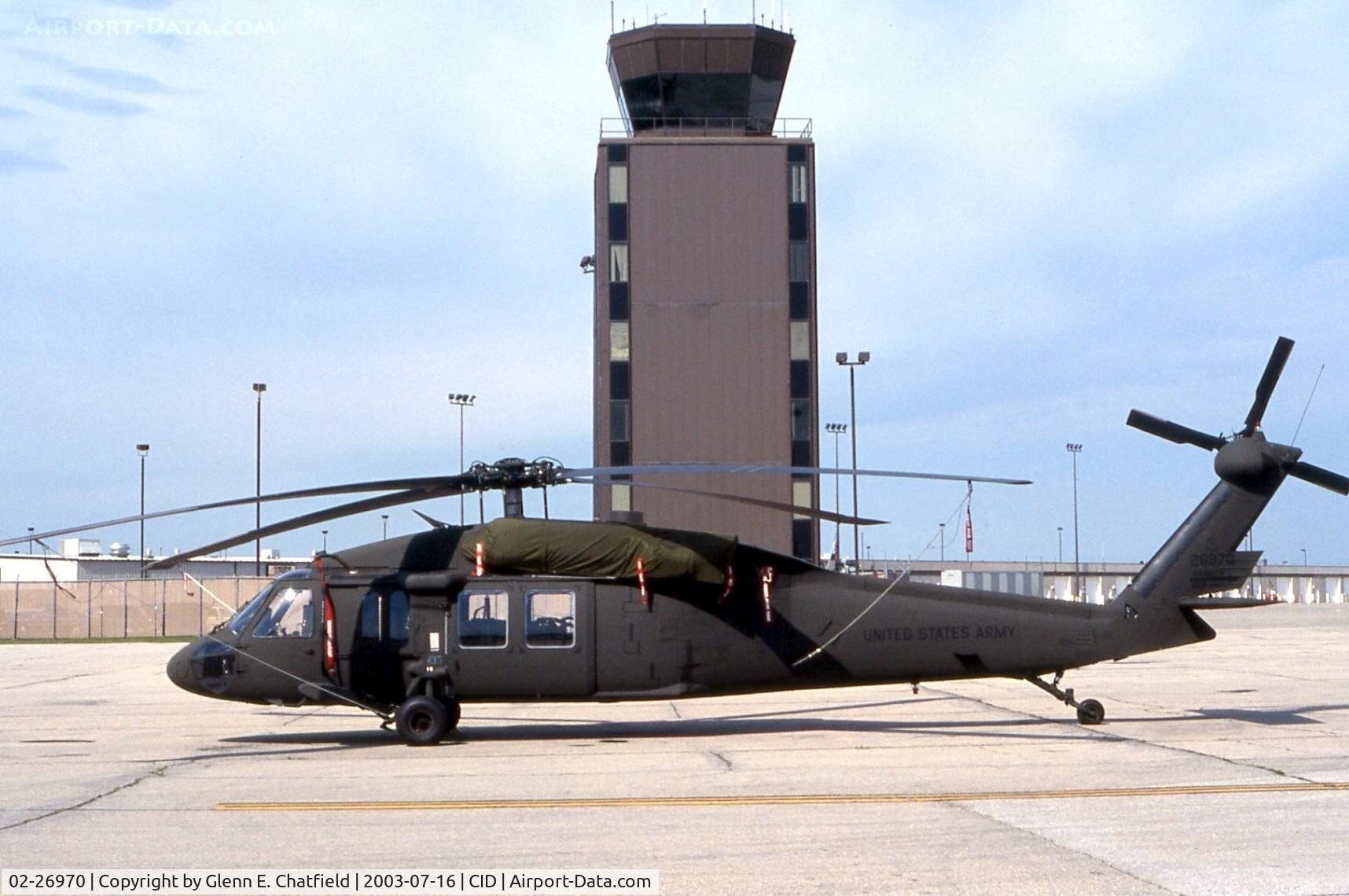 02-26970, 2002 Sikorsky UH-60L Black Hawk C/N 702782, UH-60L stopping over