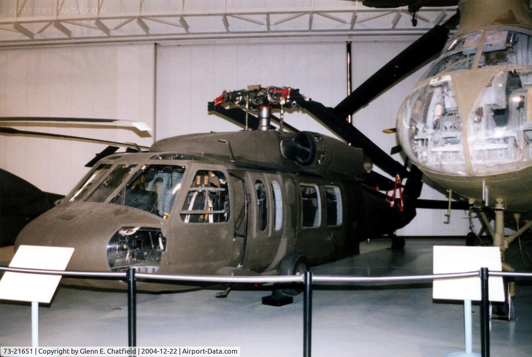 73-21651, 1974 Sikorsky YUH-60A Black Hawk C/N 70-002, YUH-60A at the Army Aviation Museum