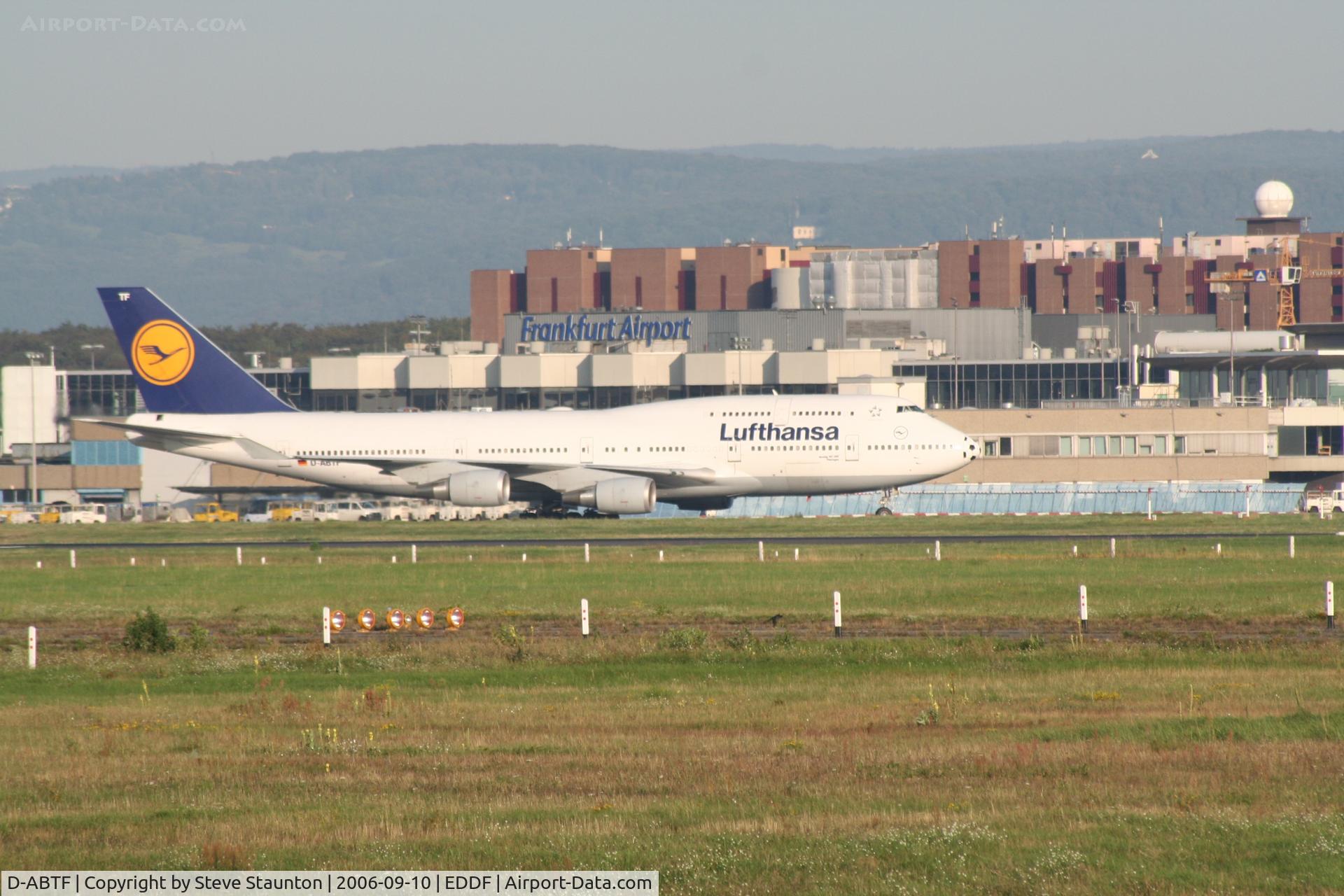 D-ABTF, 1991 Boeing 747-430M C/N 24967, Taken at Frankfurt September 2006
