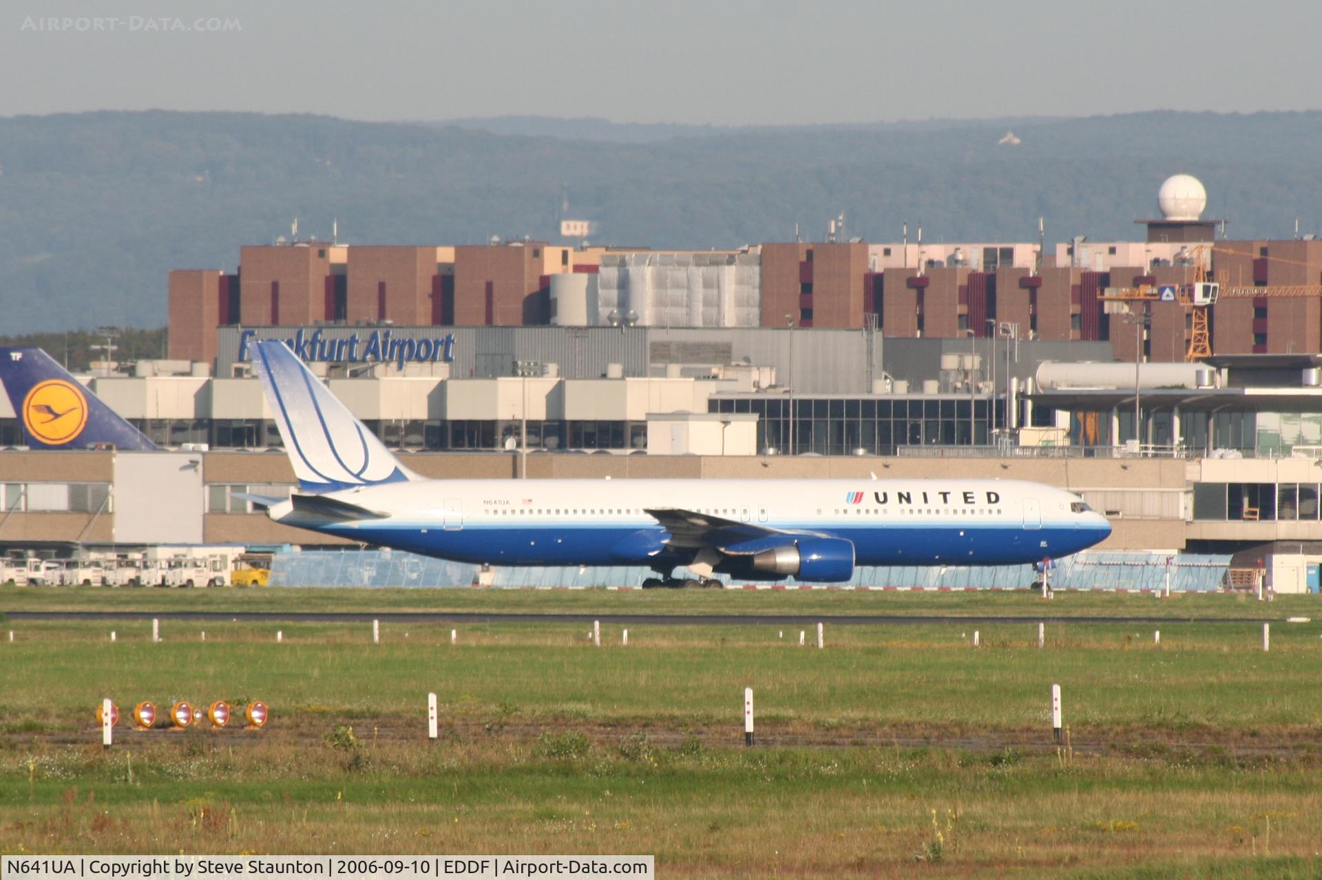 N641UA, 1991 Boeing 767-322/ER C/N 25091, Taken at Frankfurt September 2006