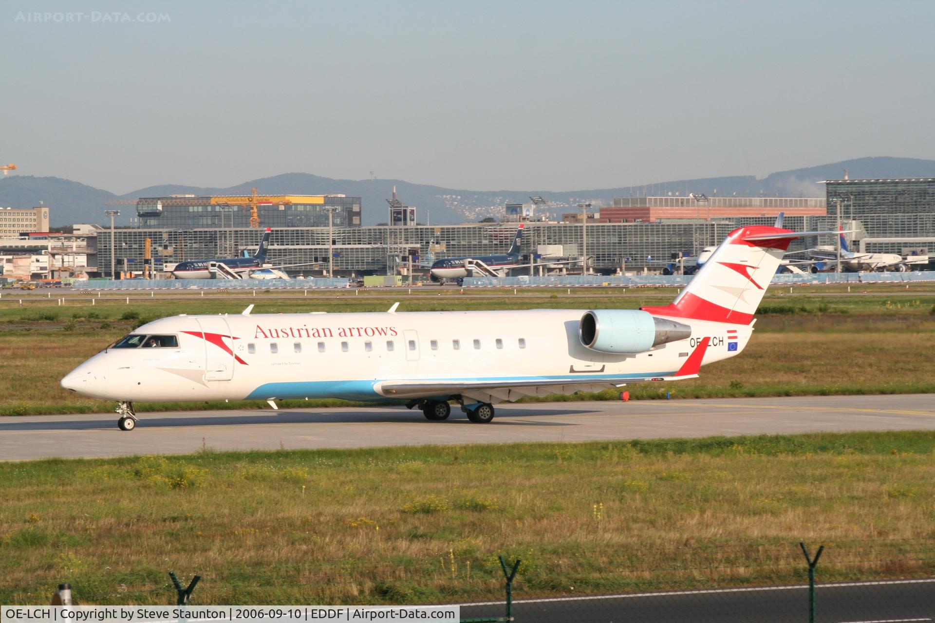 OE-LCH, 1996 Canadair CRJ-200LR (CL-600-2B19) C/N 7110, Taken at Frankfurt September 2006