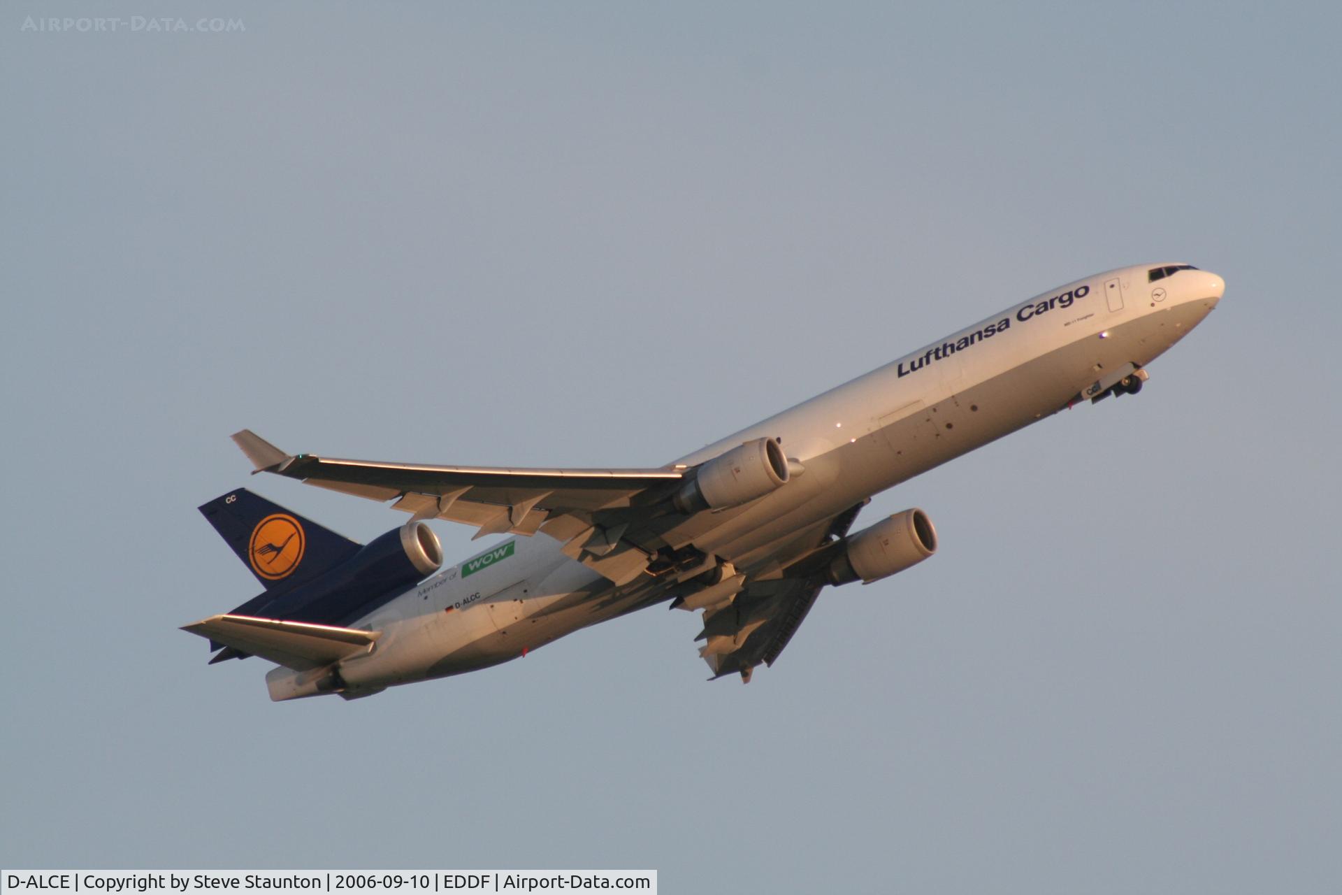 D-ALCE, 1998 McDonnell Douglas MD-11F C/N 48785, Taken at Frankfurt September 2006