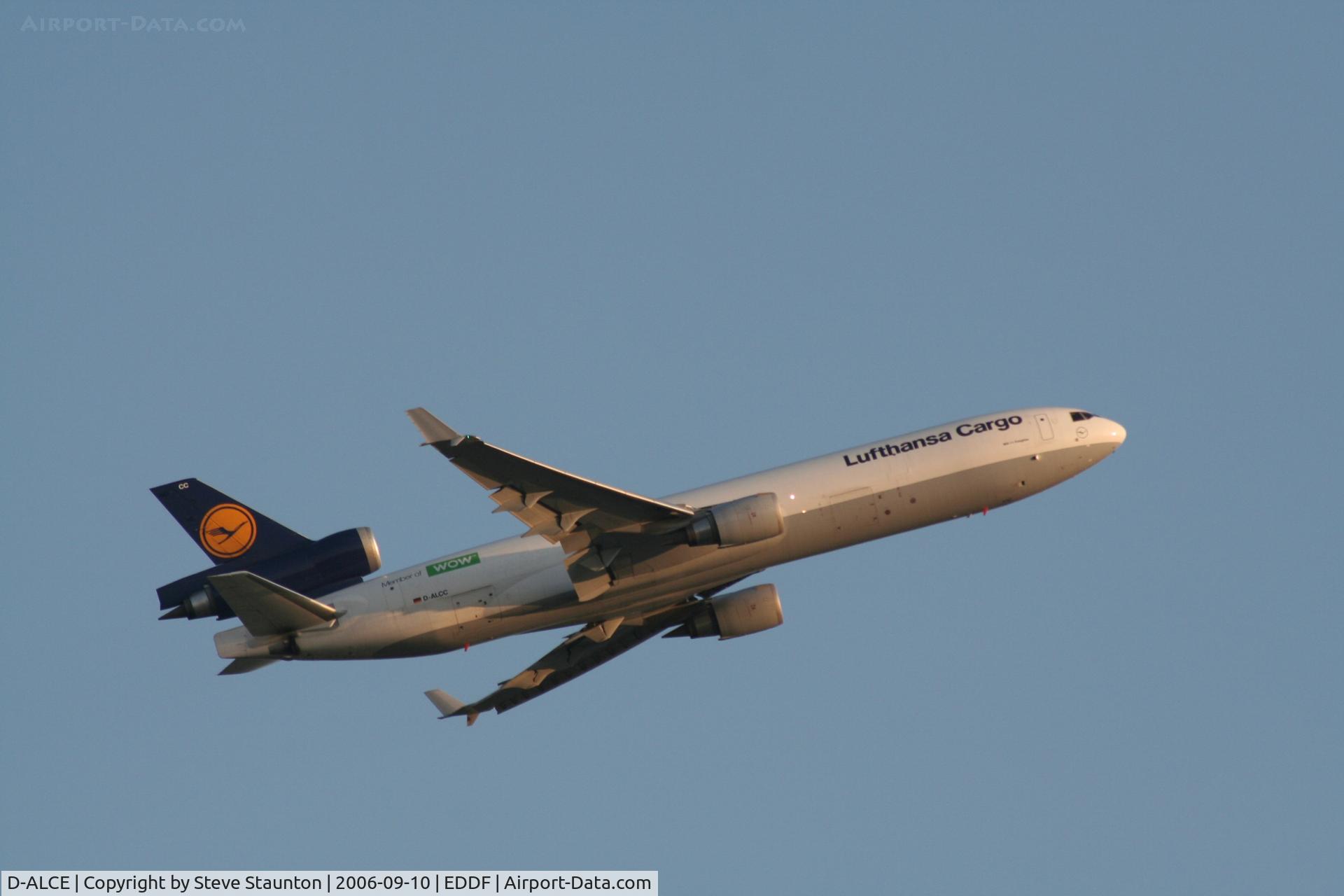 D-ALCE, 1998 McDonnell Douglas MD-11F C/N 48785, Taken at Frankfurt September 2006